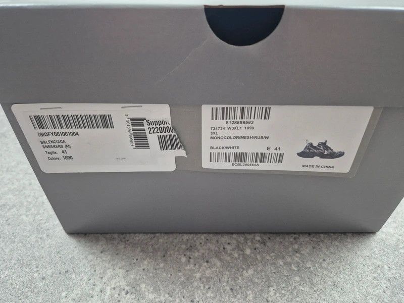 Balenciaga Balenciaga 3XL Men's Black Mesh Running Sneakers Size 41 Size US 8 / EU 41 - 11 Thumbnail