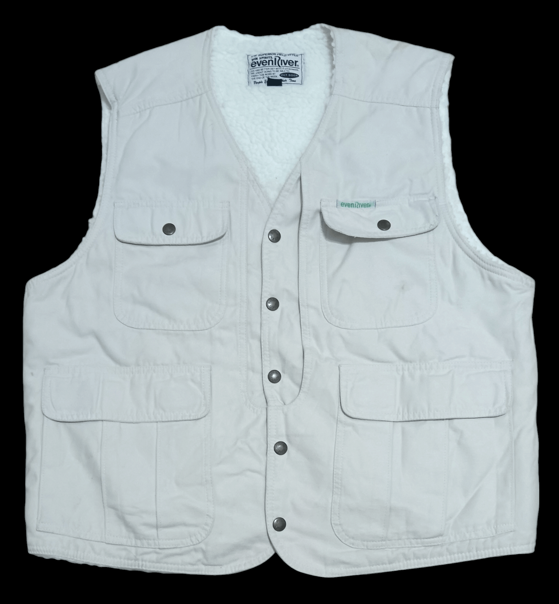 Japanese Brand EVEN RIVER MULTIPOCKET TACTICAL OUTDOOR VEST Size US XL / EU 56 / 4 - 1 Thumbnail