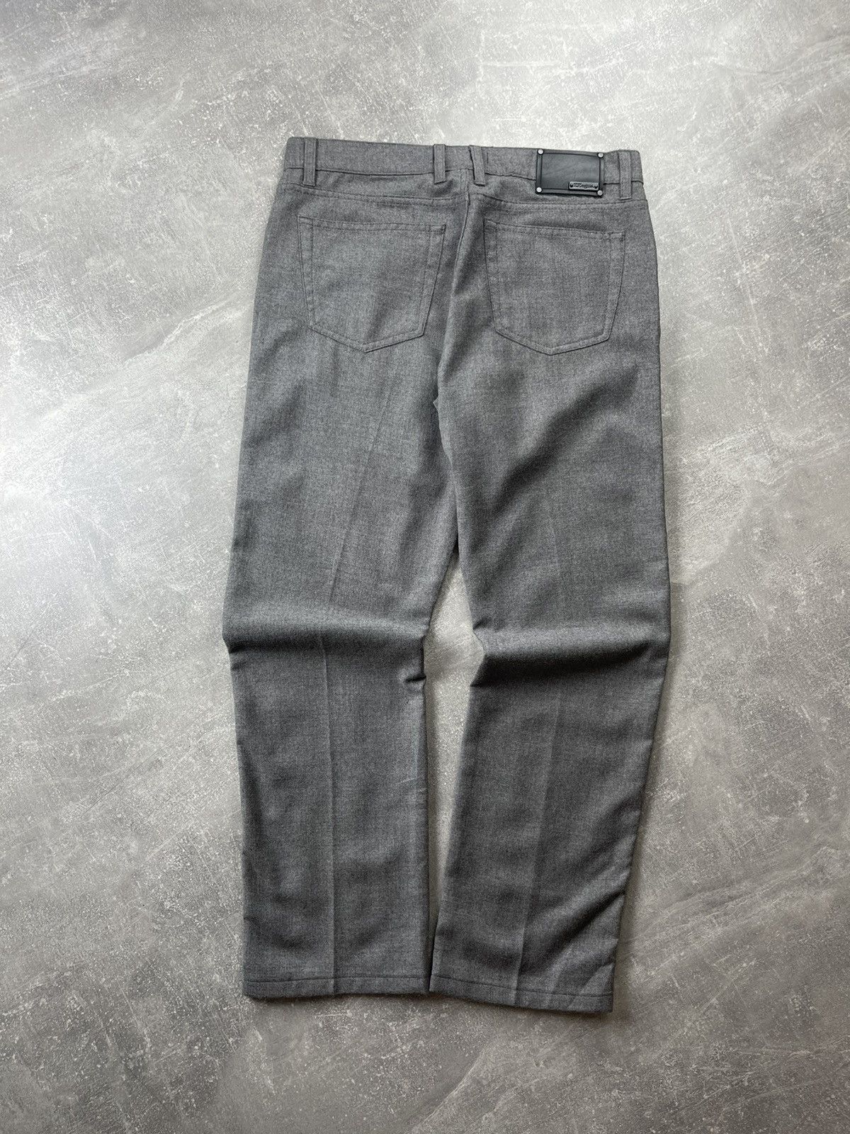Z Zegna Ermenegildo ZegnaZ Wool Slim-Fit Pants Italian Tailoring Size US 33 - 2 Thumbnail