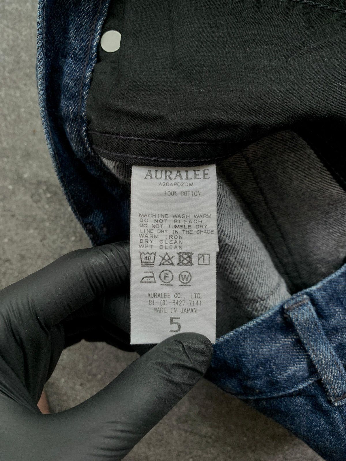 Auralee FREE TAX! Hard Twist Wideleg Denim Jeans Size US 32 / EU 48 - 11 Thumbnail