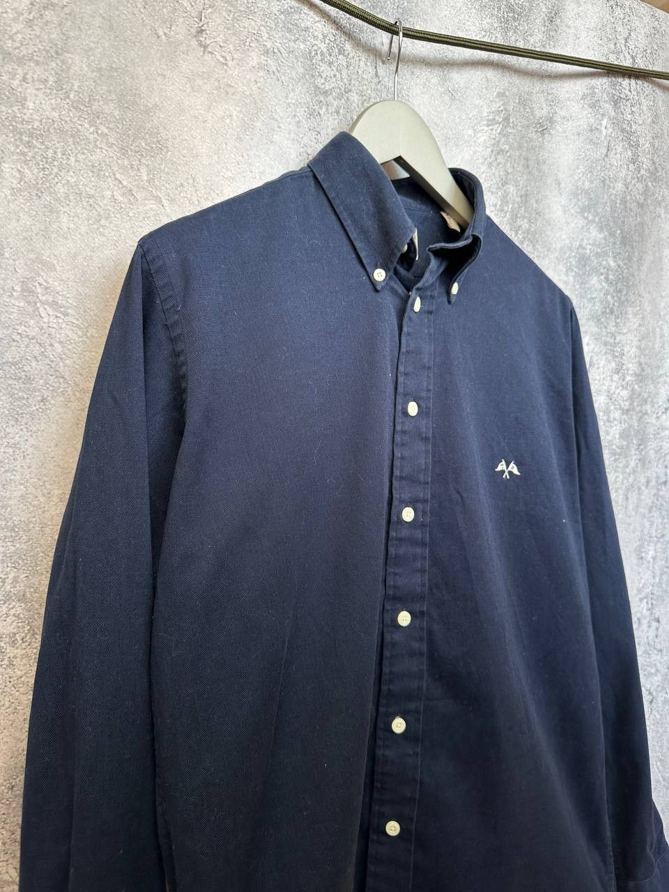 Burberry Thomas Burberry Twill Shirt OldMoney Embroidered LS ButtonUp Size US S / EU 44-46 / 1 - 4 Thumbnail