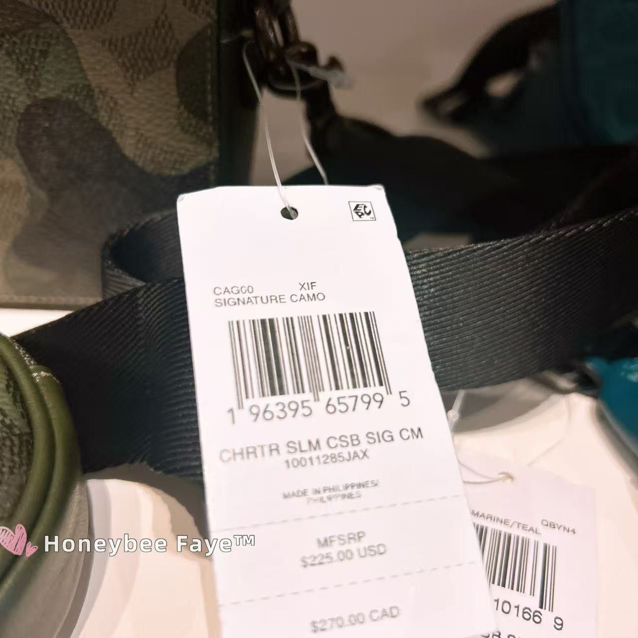 Coach Charter Slim Crossbody Bag In Signature Camo Print CAG00 Size ONE SIZE - 7 Thumbnail