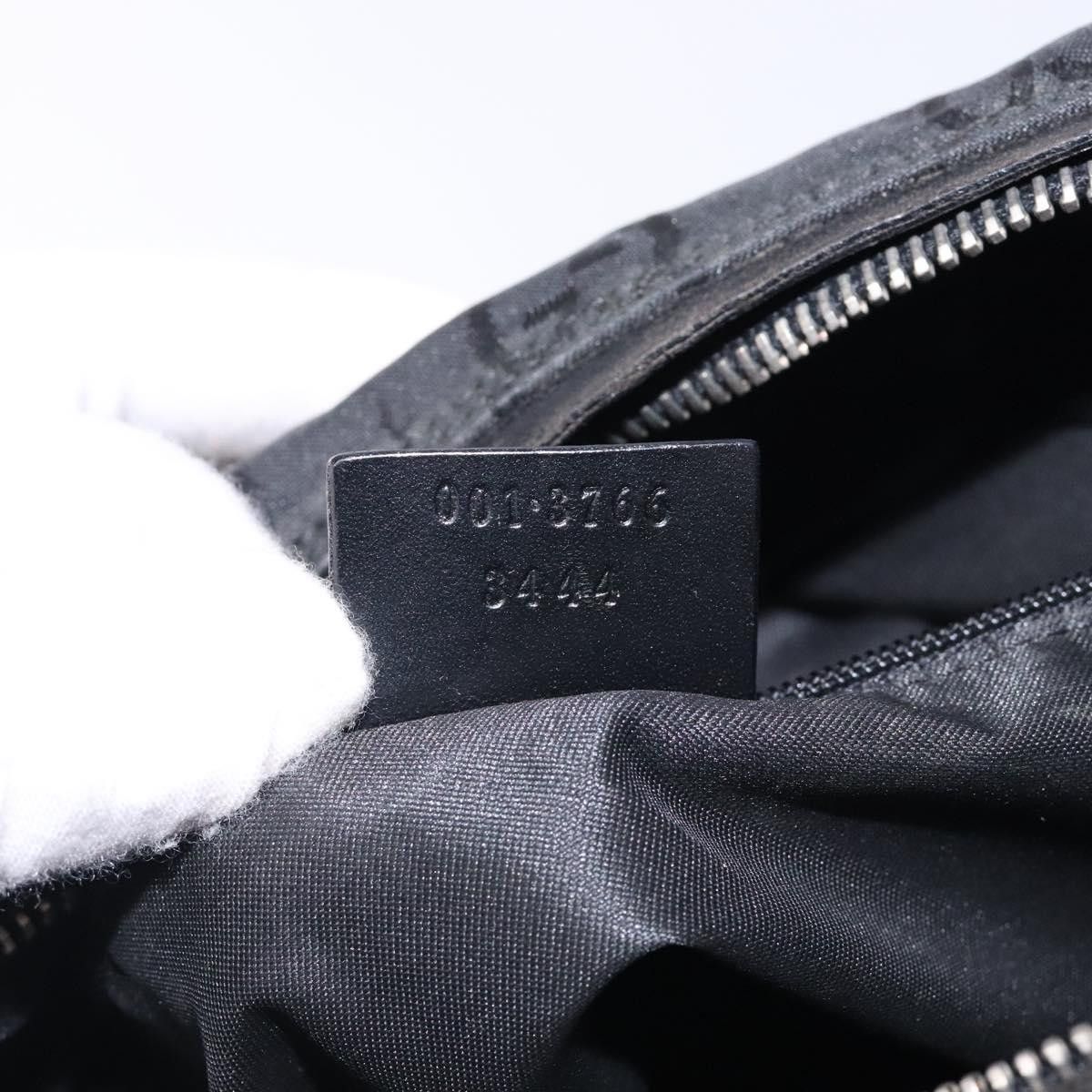 Gucci GUCCI GG Canvas Shoulder Bag Nylon Black Silver 001 001 Size ONE SIZE - 21 Thumbnail