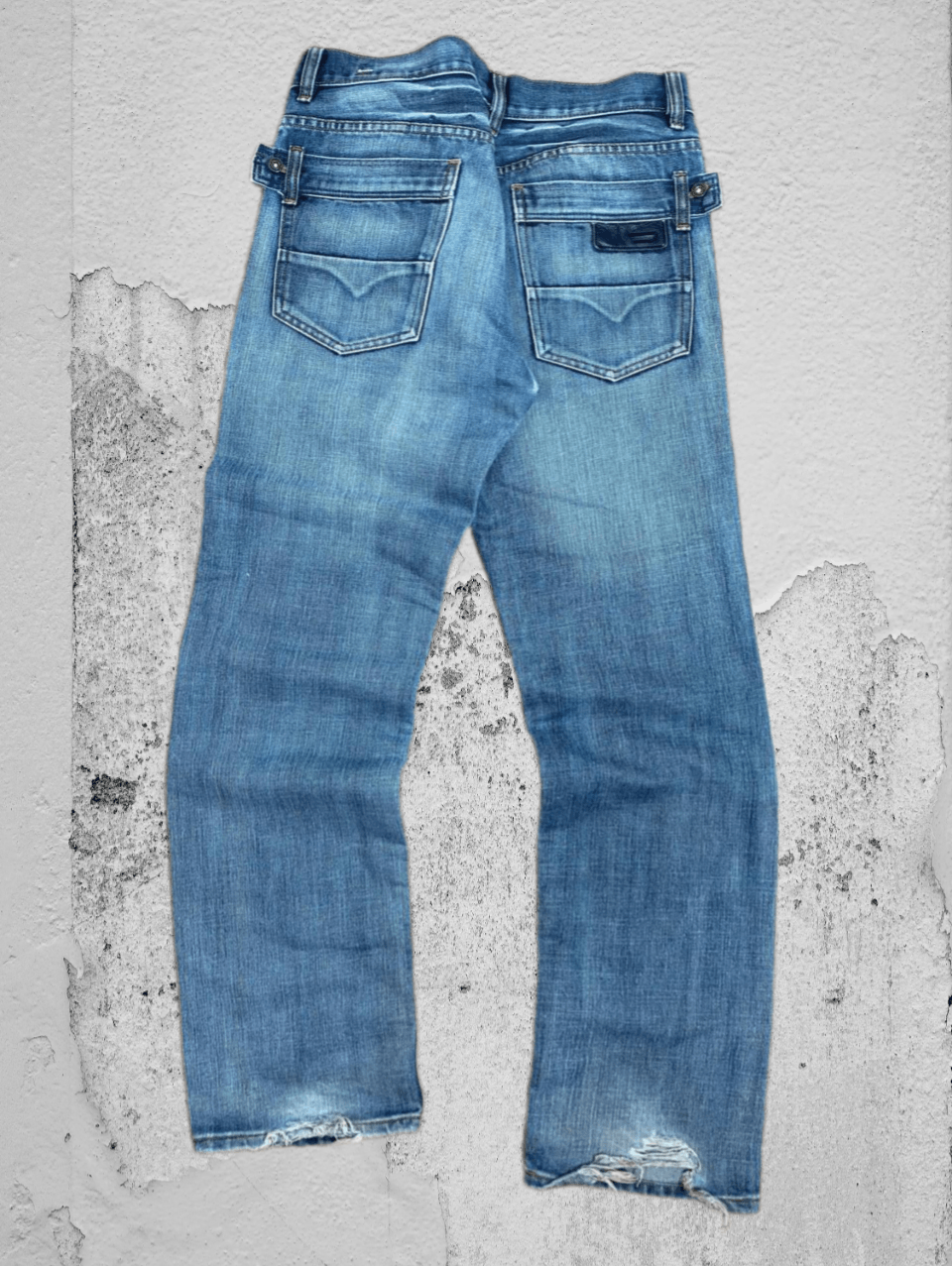 Diesel Vintage Y2K Diesel Washed Distressed Denim Jeans Slim Size US 34 / EU 50 - 1 Thumbnail