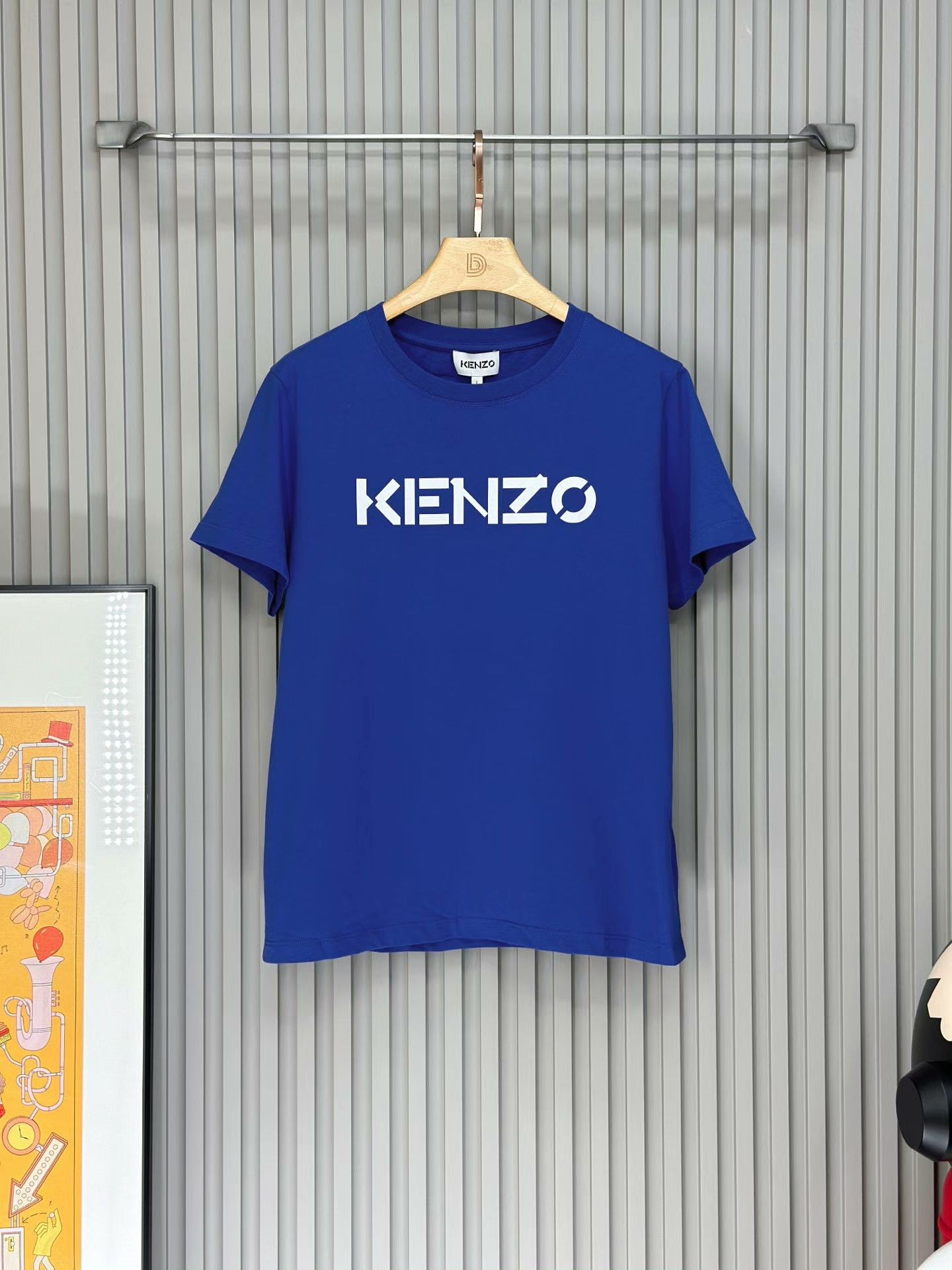 Kenzo KENZO Women's Blue Casual Crewneck T-shirt Size XS / US 0-2 / IT 36-38 - 1 Thumbnail