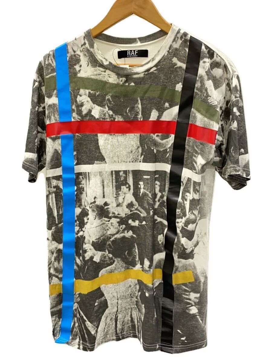 Raf Simons All Over Print Striped Tee Size US S / EU 44-46 / 1 - 1 Thumbnail