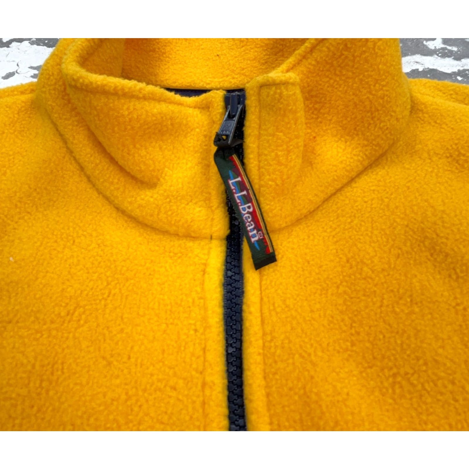 Vintage LL Bean Vest Men XL Yellow Fleece Full Zip Jacket Outdoors Hiking Vest Size US XL / EU 56 / 4 - 4 Thumbnail