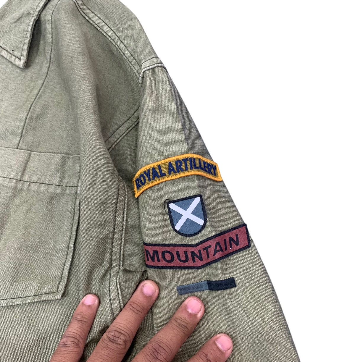 Vintage VINTAGE SLY MILITARY BUTTON SHIRTS Size US M / EU 48-50 / 2 - 4 Thumbnail