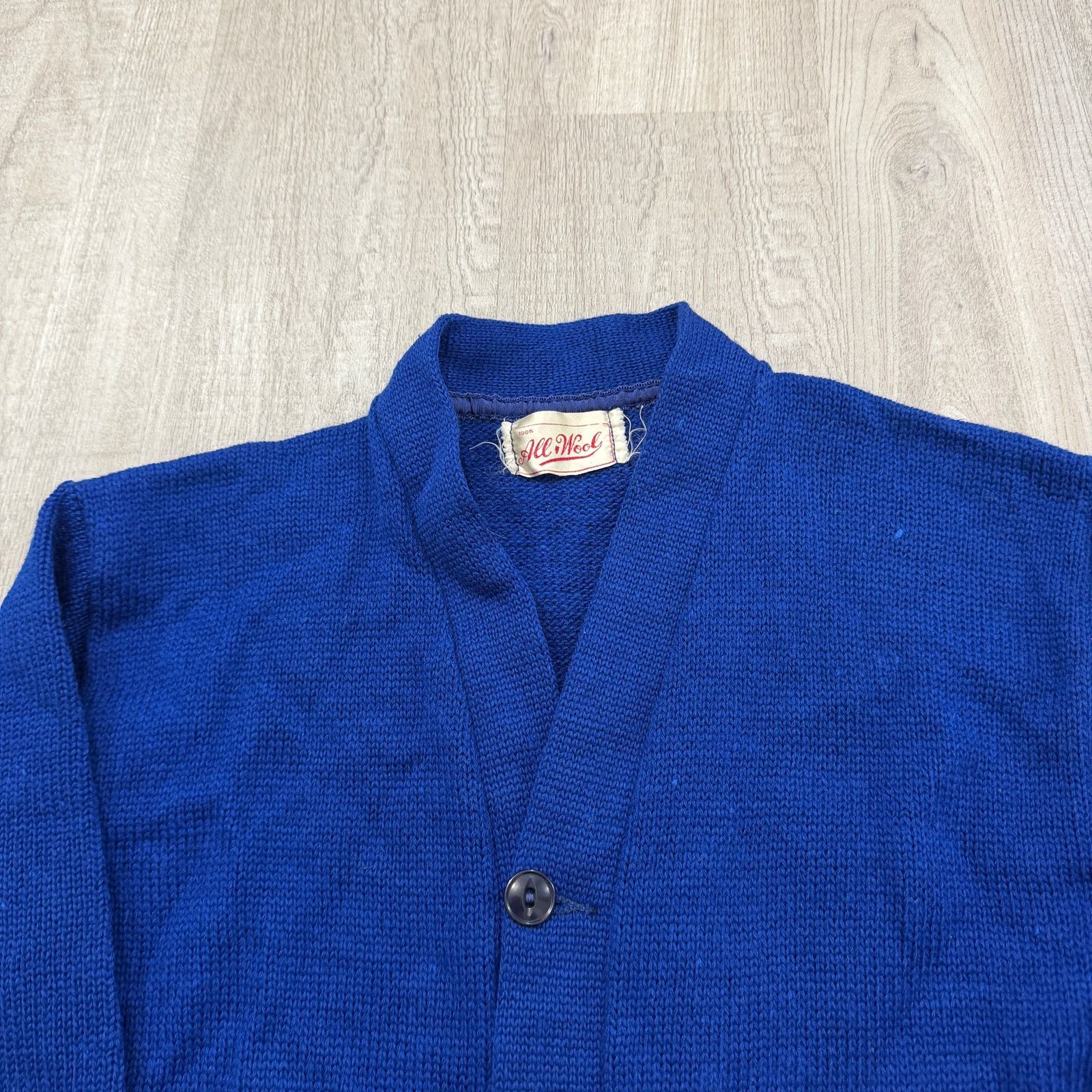 Vintage Vintage 100% All Wool Cardigan Sweater Small 50s 60s Preppy Size US S / EU 44-46 / 1 - 3 Thumbnail