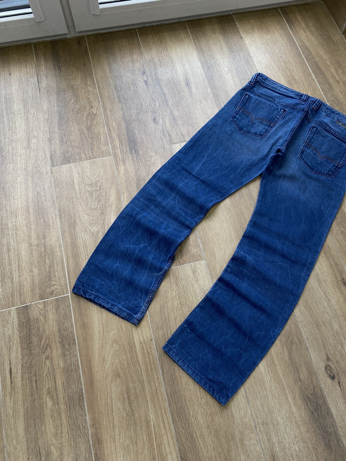 Diesel Diesel Vintage Flared Jeans Washed Baggy Wide Avant Garde Size US 32 / EU 48 - 3 Thumbnail