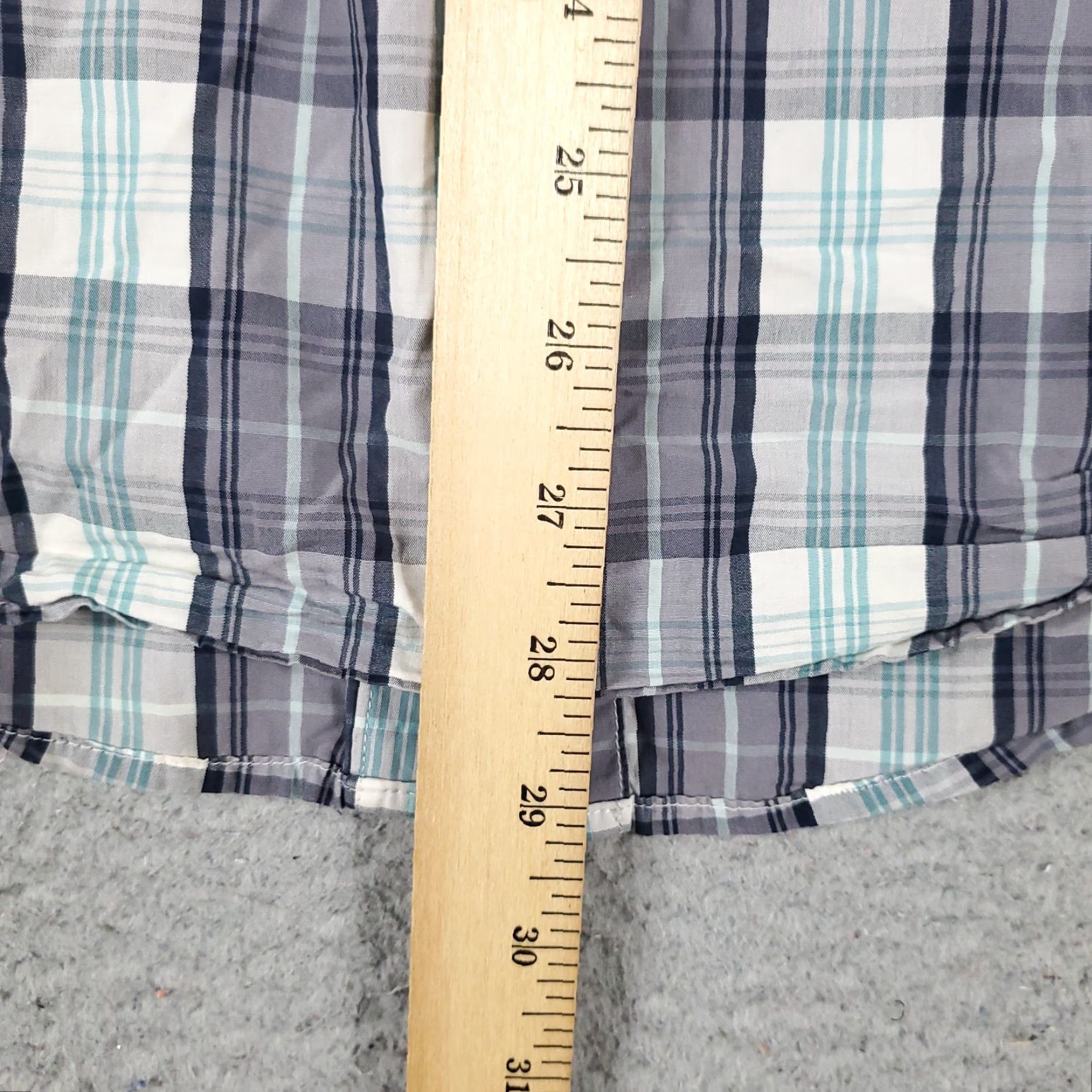 Original Penguin Original Penguin Shirt Mens M Blue Plaid Button-Up Long Sleeve Cotton Casual Workwear Size US M / EU 48-50 / 2 - 5 Thumbnail