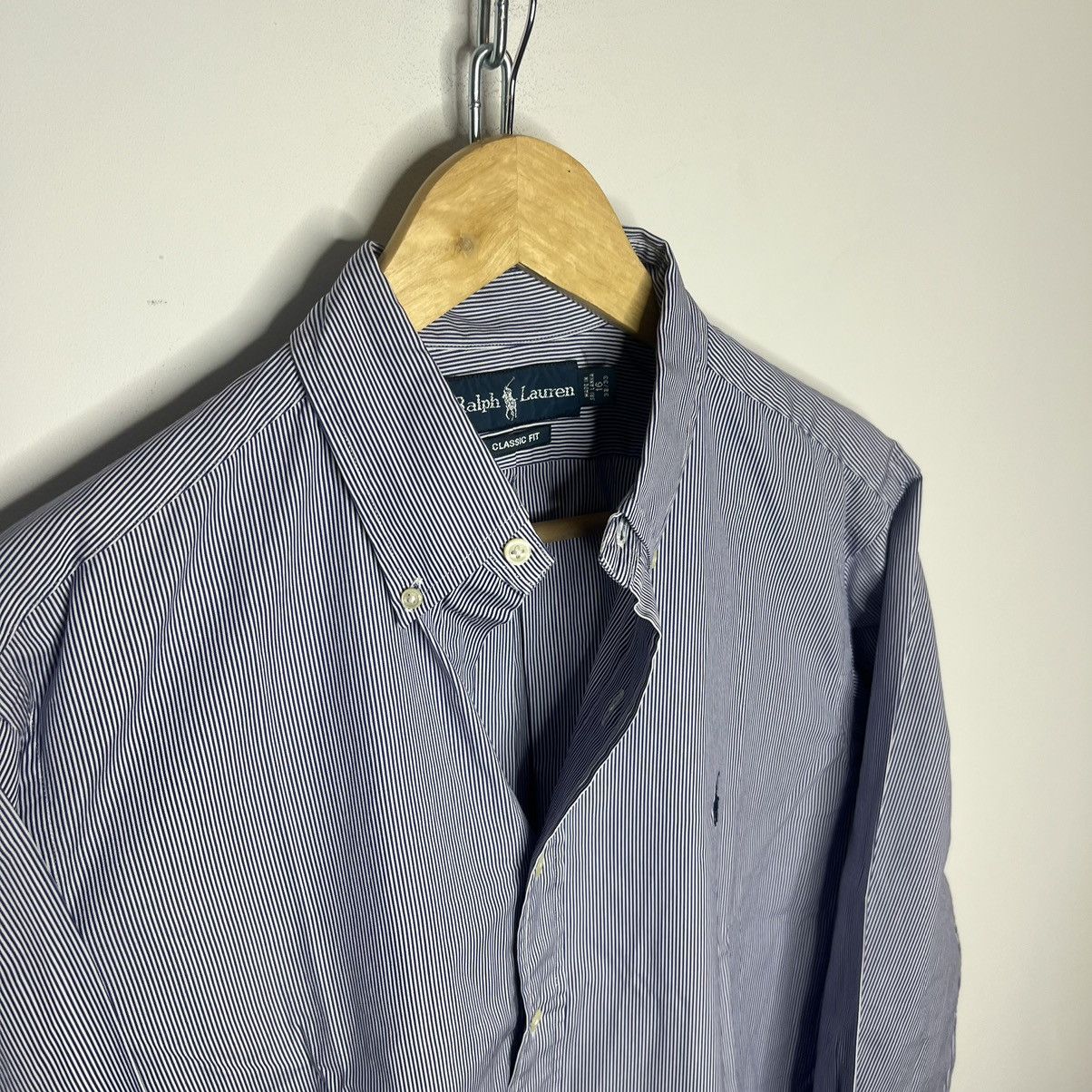 Polo Ralph Lauren × Vintage POLO RALPH LAUREN Shirt Button Up Long Sleeve Striped Size US XL / EU 56 / 4 - 5 Thumbnail