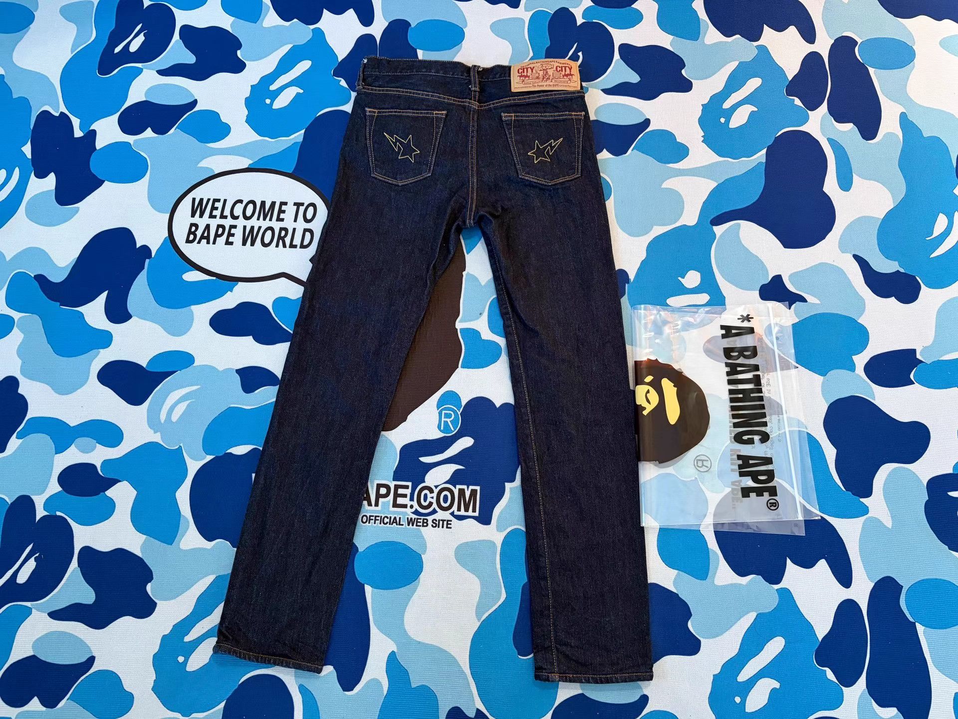 Bape Bape Vintage Meteor Jeans Size US 29 - 2 Thumbnail