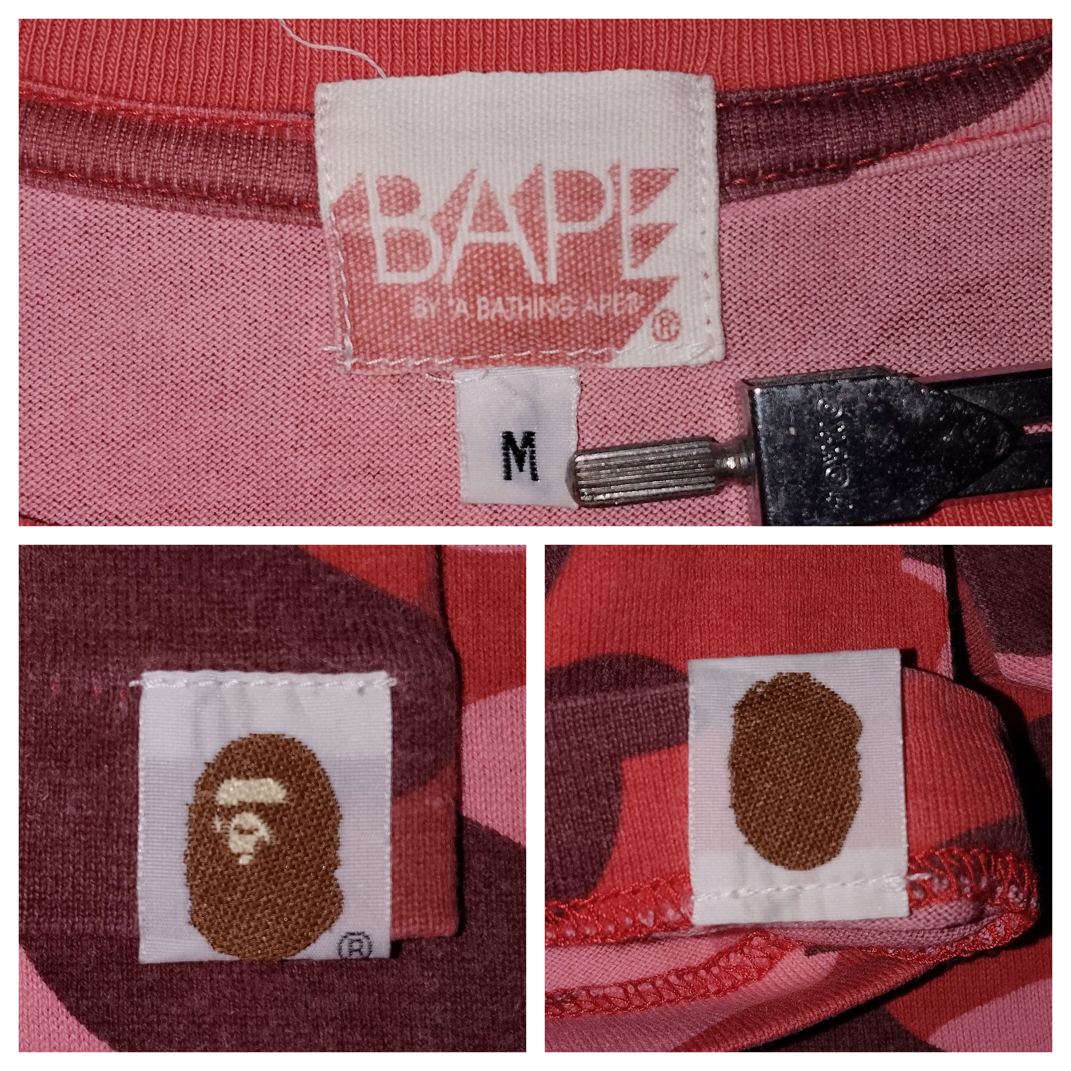 Bape 2006 Bape Swarovski Red Camo Tee Size US M / EU 48-50 / 2 - 6 Thumbnail