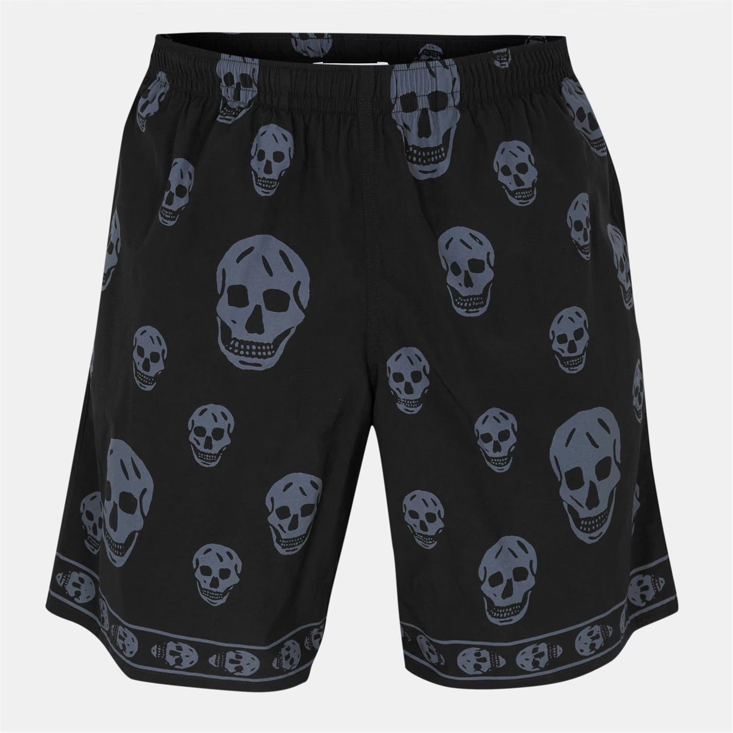 Alexander McQueen o1g2r1mq0326 Alex Tailored Fit Swim Shorts in Black Size US 34 / EU 50 - 1 Thumbnail