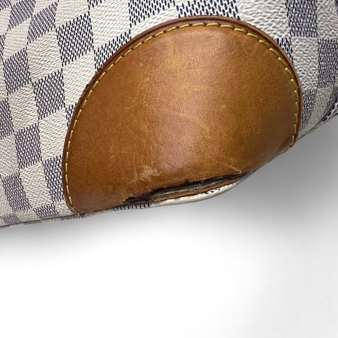 Louis Vuitton Louis Vuitton - Hampstead MM Damier Azur Handbag Leather Size ONE SIZE - 10 Thumbnail