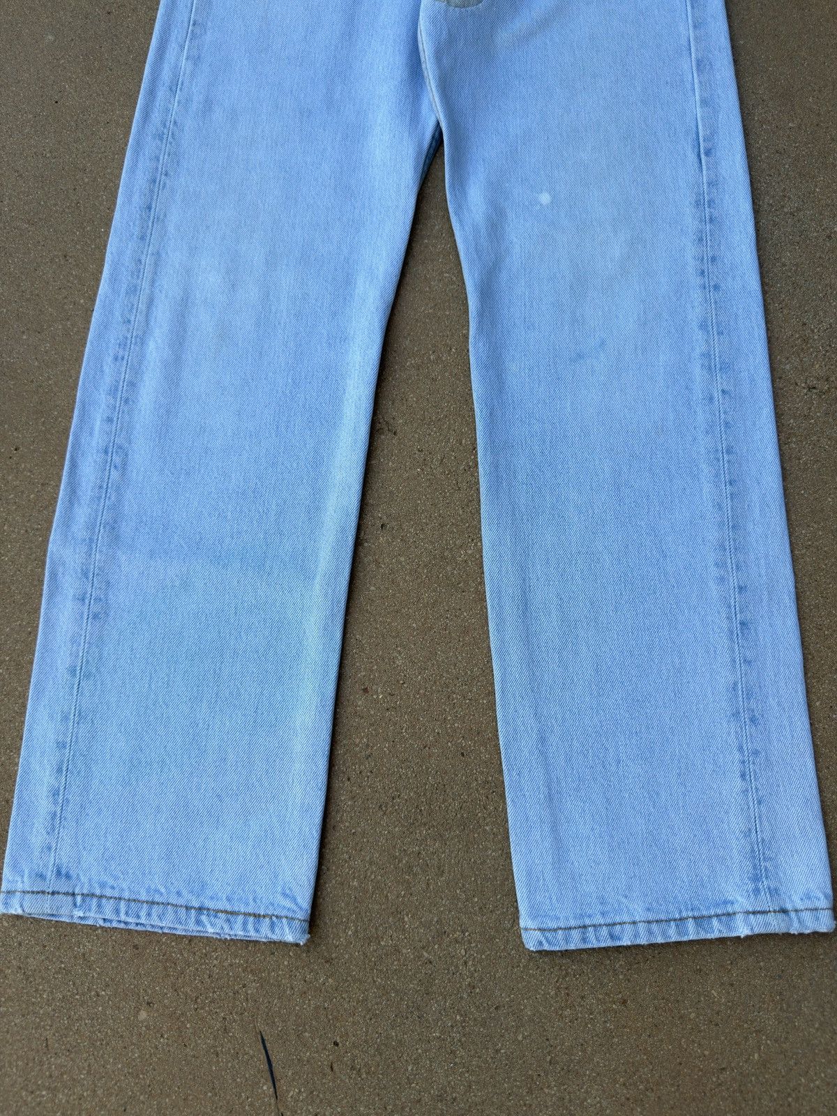 Levi's Vintage 80s Levi’s 501xx Buttonfly Faded Denim Jeans 28x29 Size US 28 / EU 44 - 3 Thumbnail