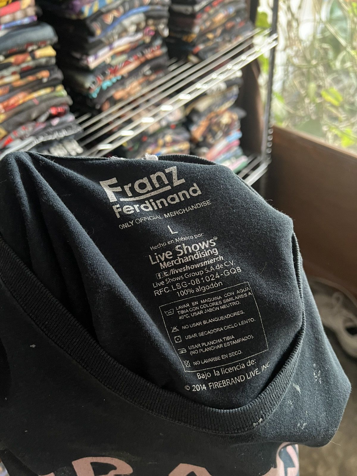 Band Tees 2014 Franz Ferdinand Pharmacist Analyst Narcissist Nemesis Size US L / EU 52-54 / 3 - 3 Thumbnail