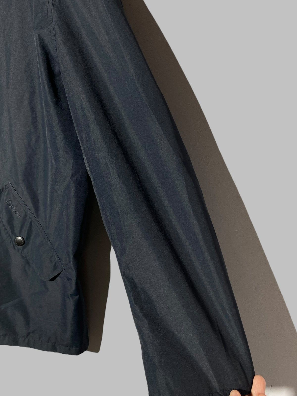 Barbour 🔥 BARBOUR INTL NAVY WINDBREAKER JACKET MOTO BRITISH ICON Size US XXL / EU 58 / 5 - 8 Thumbnail