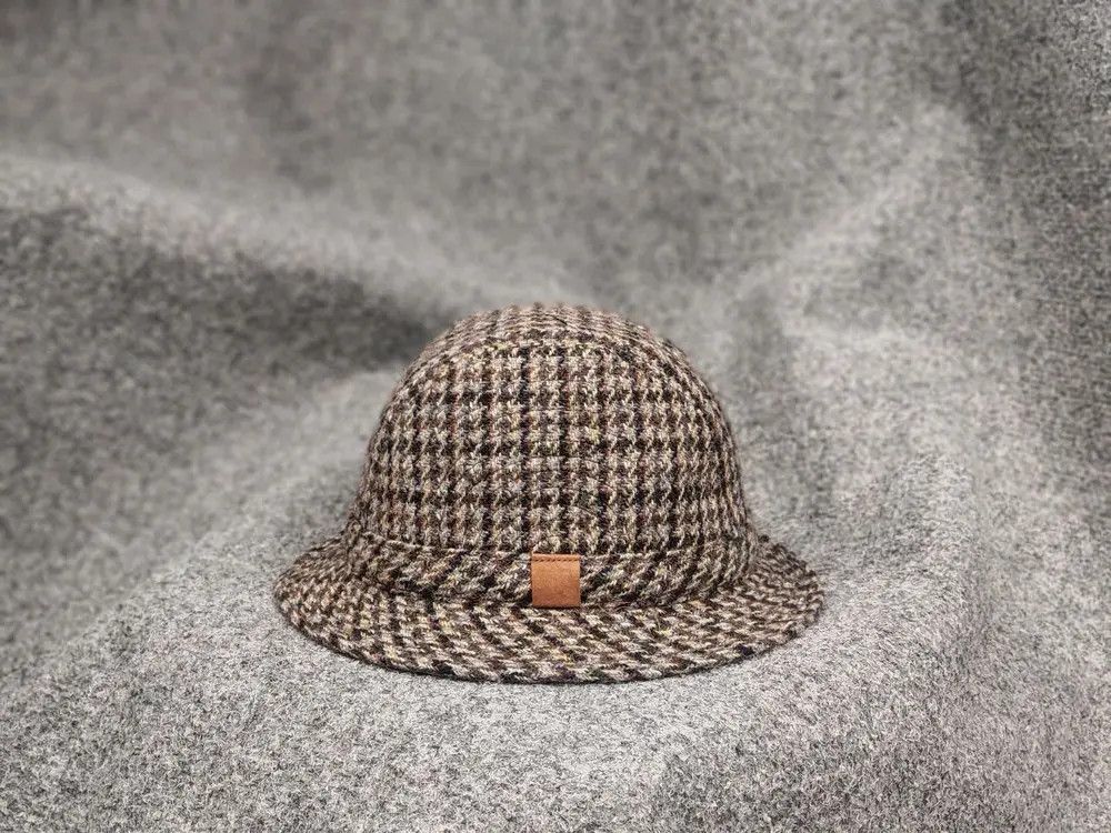 Harris Tweed Vintage 80's Harris Tweed Hat Classic trilby Fedora England Size ONE SIZE - 2 Thumbnail