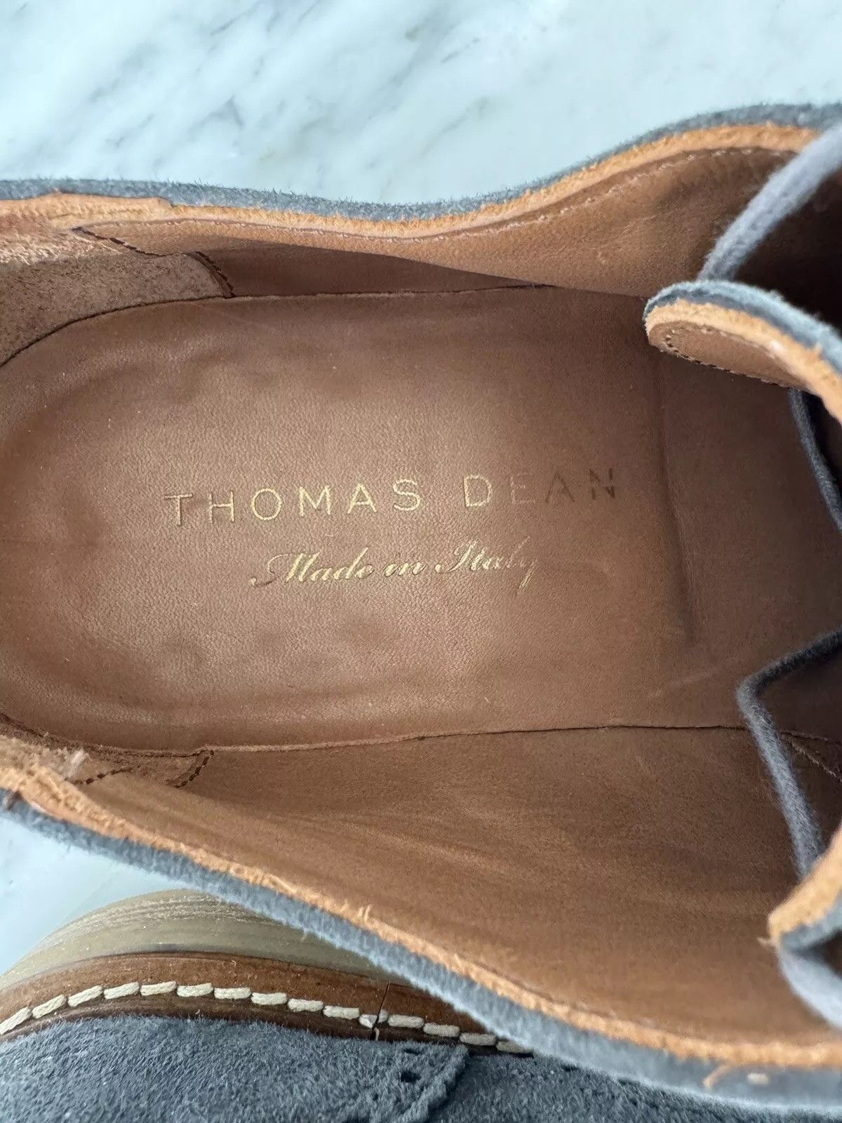Thomas Dean Thomas Dean Suede Wingtips - Made In Italy - Size 10 / 43 Size US 10 / EU 43 - 8 Thumbnail