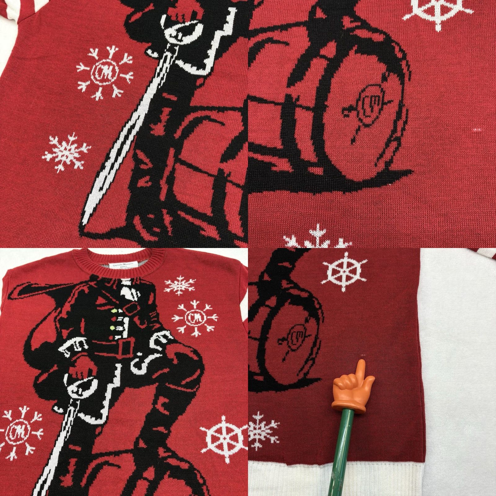 Vintage Captain Morgan The Standing Captain Ugly Christmas Sweater Men’s Size S Red Crew Neck Pullover Acrylic Size US S / EU 44-46 / 1 - 8 Thumbnail