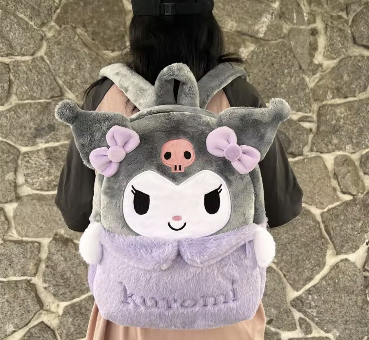 Japanese Brand Backpack Kuromi Size ONE SIZE - 2 Thumbnail