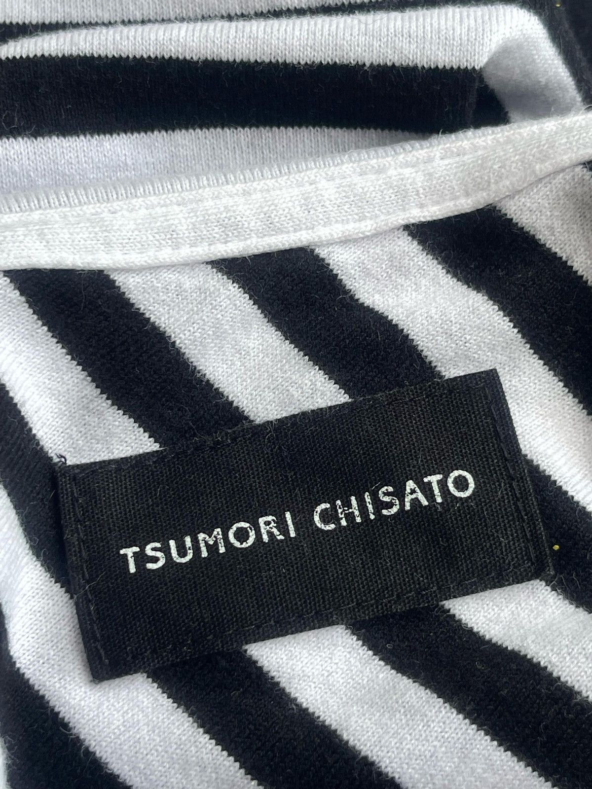 Issey Miyake × Japanese Brand × Tsumori Chisato Issey Miyake Tsumori Chisato Border Line Longsleeve Tee Size US M / EU 48-50 / 2 - 13 Thumbnail