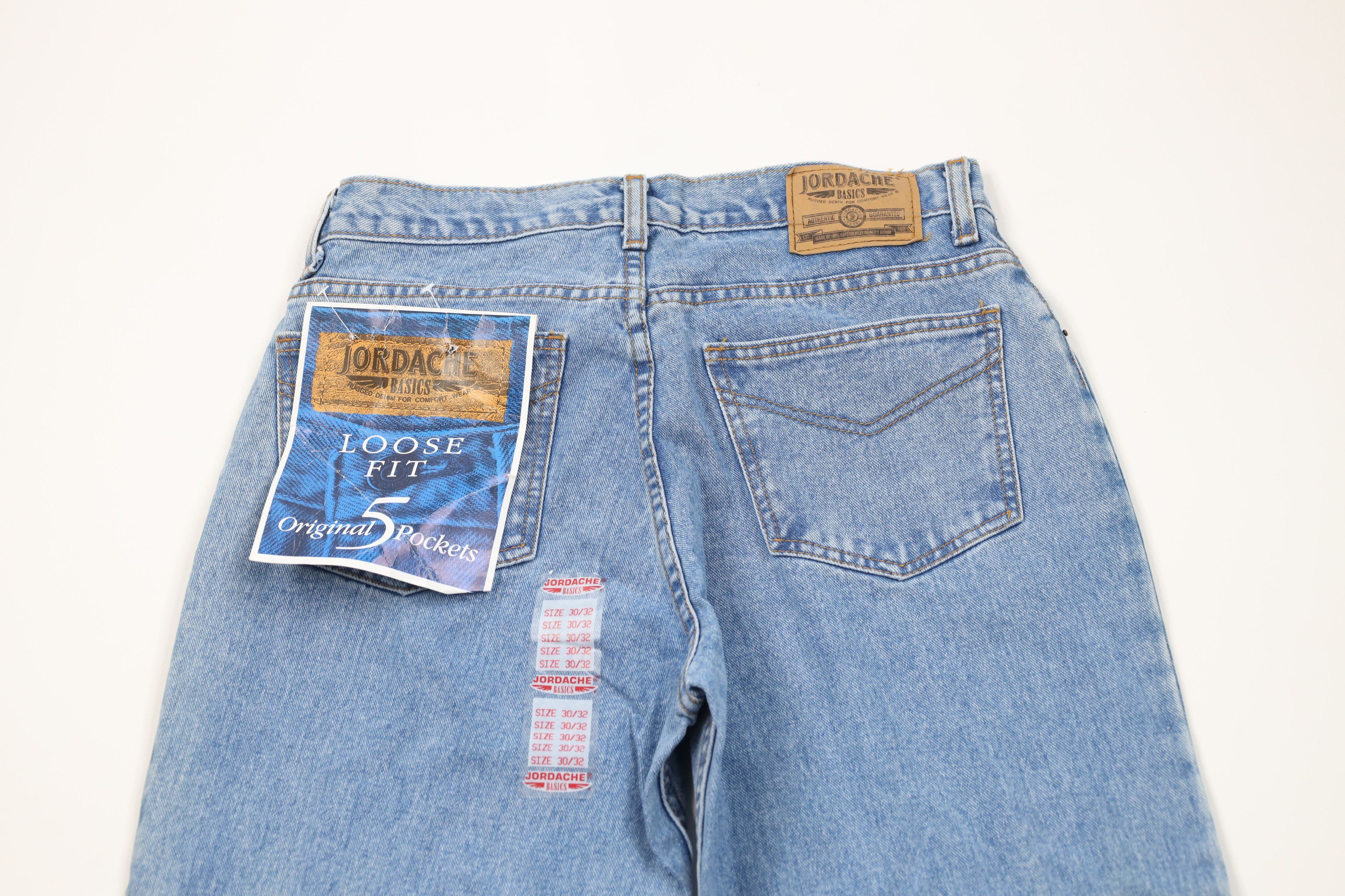 Vintage Deadstock Vintage 90s Streetwear Straight Leg Denim Jeans Size US 30 / EU 46 - 8 Thumbnail