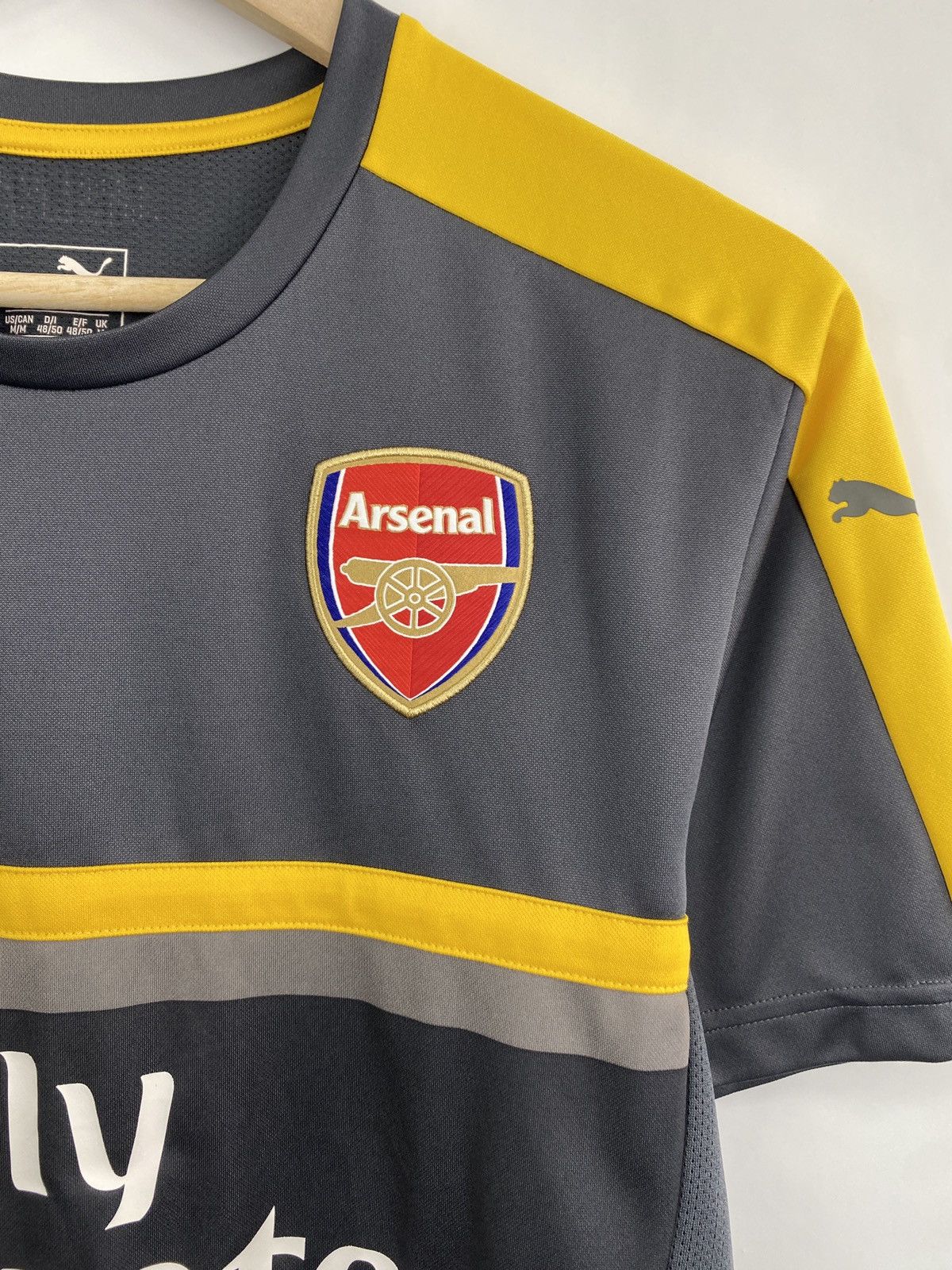 Puma Y2K Arsenal Puma Soccer Jersey Blokecore Rare Retro Hype Size US M / EU 48-50 / 2 - 4 Thumbnail