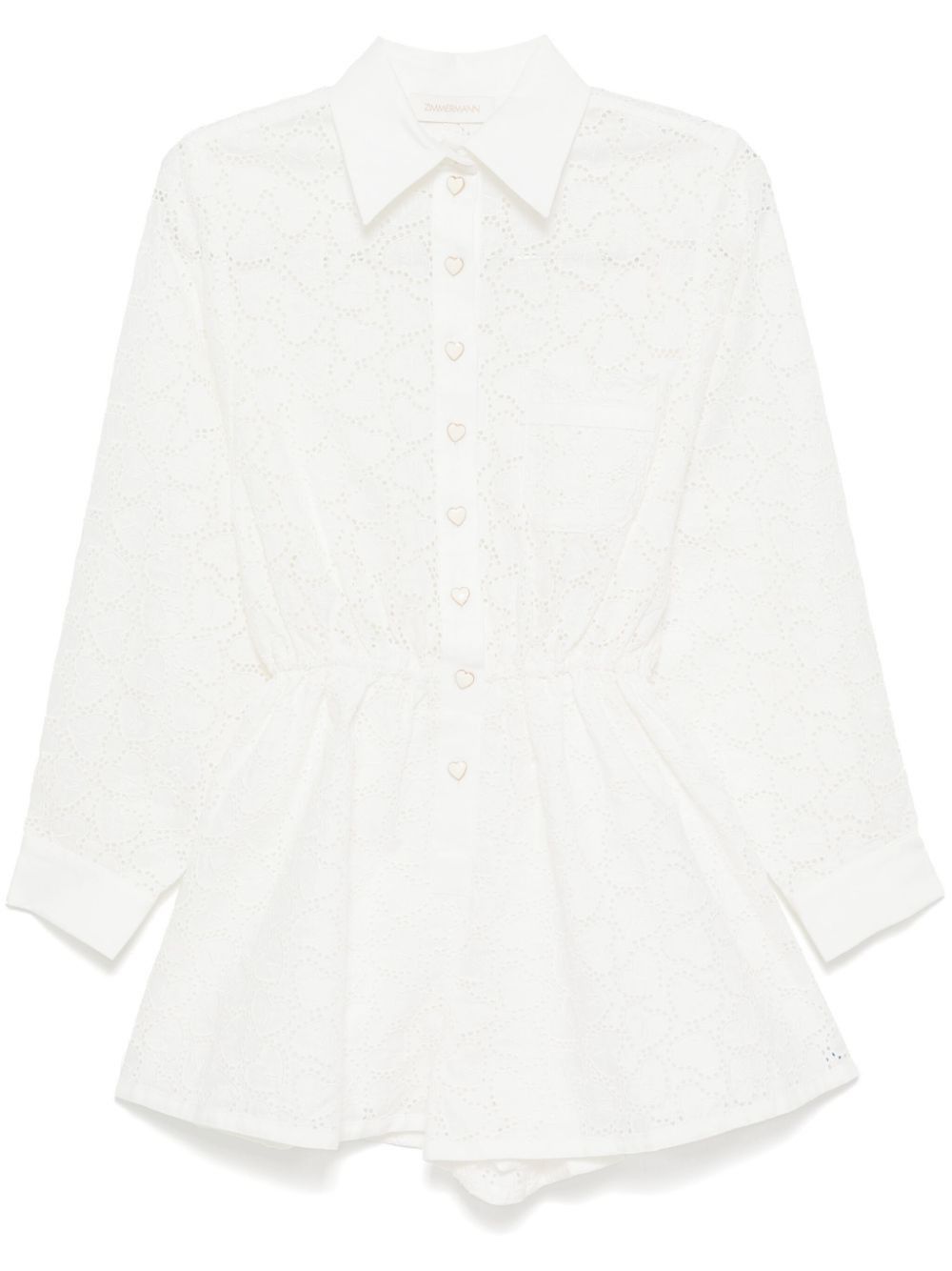 Zimmermann CRUSH LINEN PLAYSUIT Size L / US 10 / IT 46 - 1 Thumbnail
