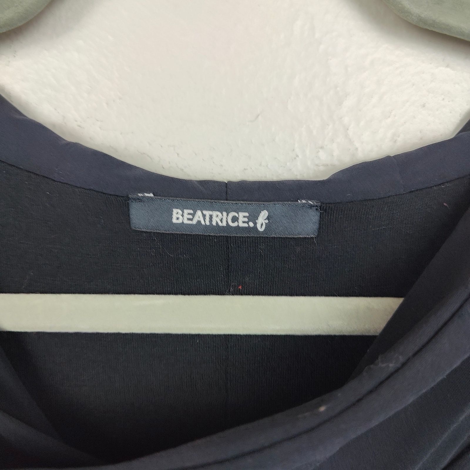 Other Beatrice B Commessa Dress Womens 8 Black Hooded Ponte Size L / US 10 / IT 46 - 6 Thumbnail