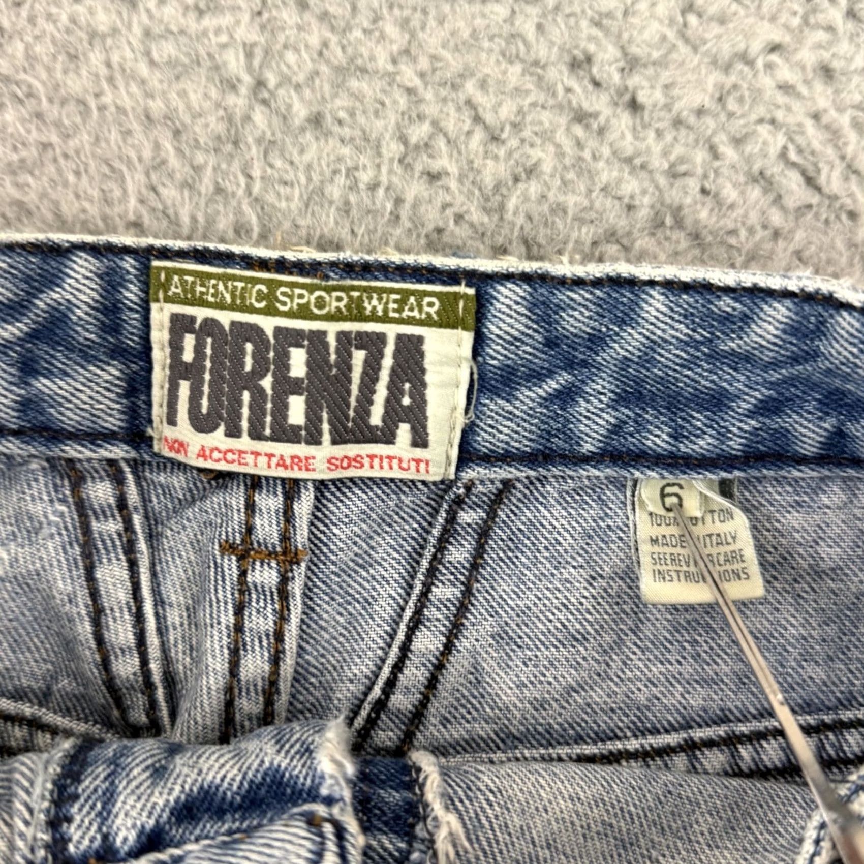 Vintage VINTAGE Forenza Jeans Womens 6 Blue High Waisted Mom 90s Tapered Denim 26x30 Zip Size 28" / US 6 / IT 42 - 4 Thumbnail
