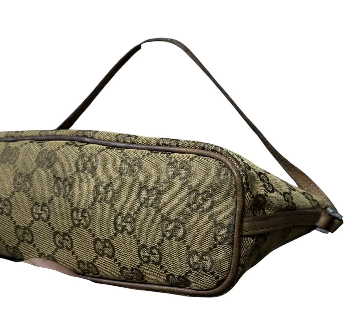 Gucci Gucci GG Handbag Canvas Boat Pochette Monogram Bag Vintage Size ONE SIZE - 7 Thumbnail