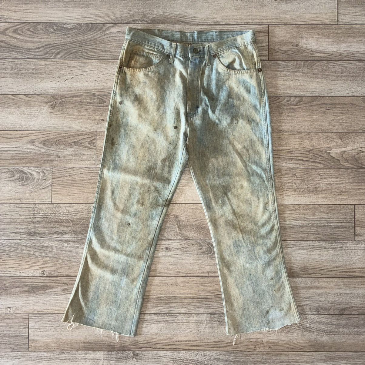 Other 60s/70s distressed faded denim jeans Size US 30 / EU 46 - 2 Thumbnail