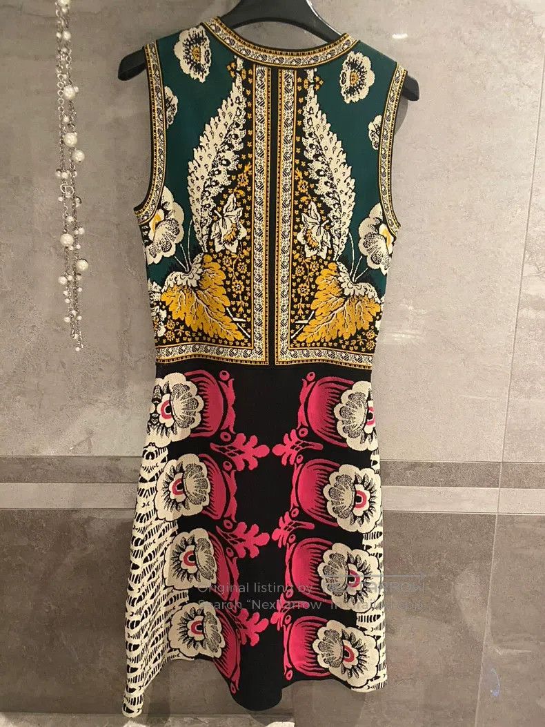 Valentino Valentino Floral knitted dress Size S / US 4 / IT 40 - 5 Thumbnail
