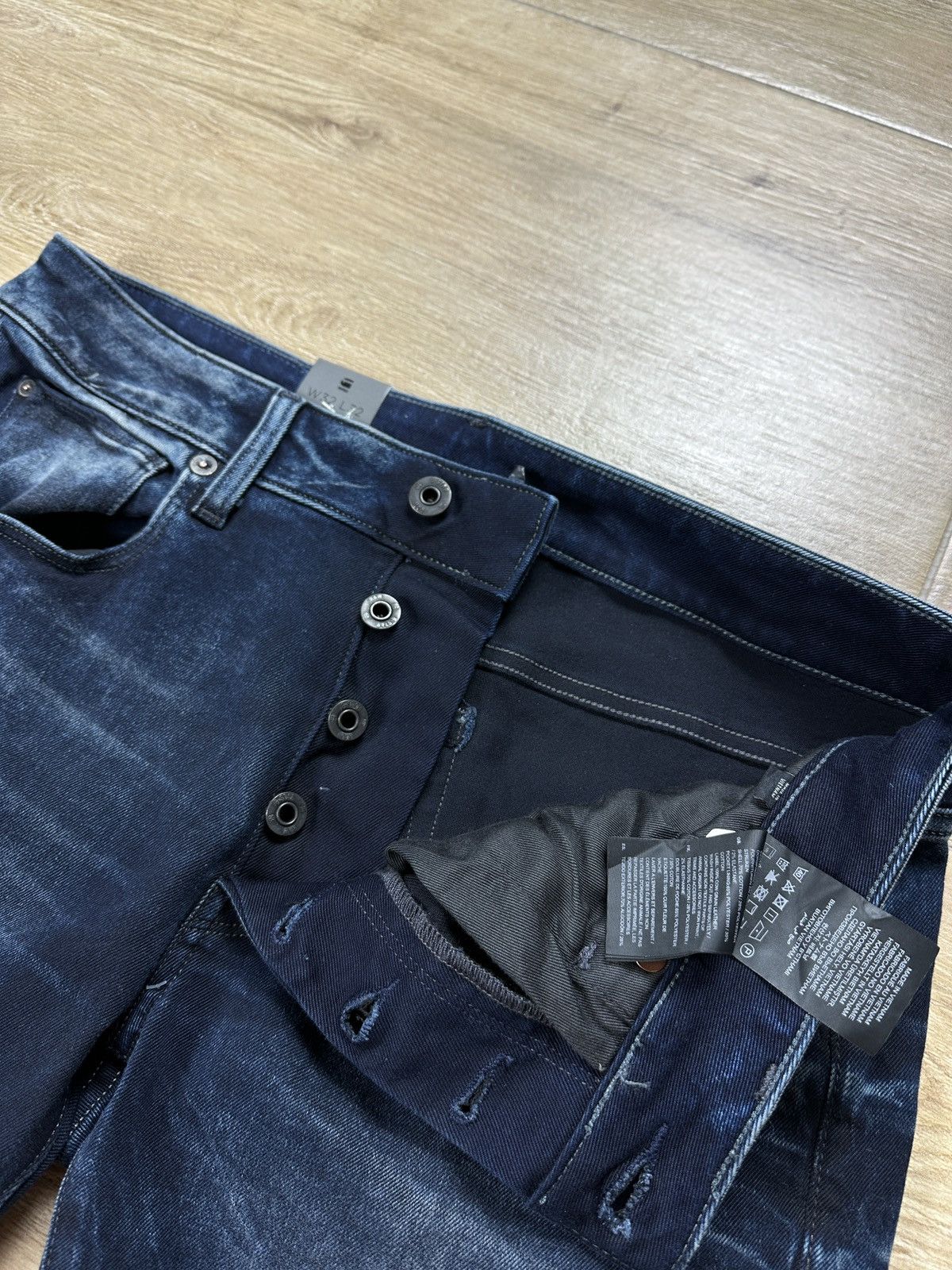 G-Star NEW🏷️ G-Star Raw 3301 Slim Denim Jeans Size US 32 / EU 48 - 4 Thumbnail