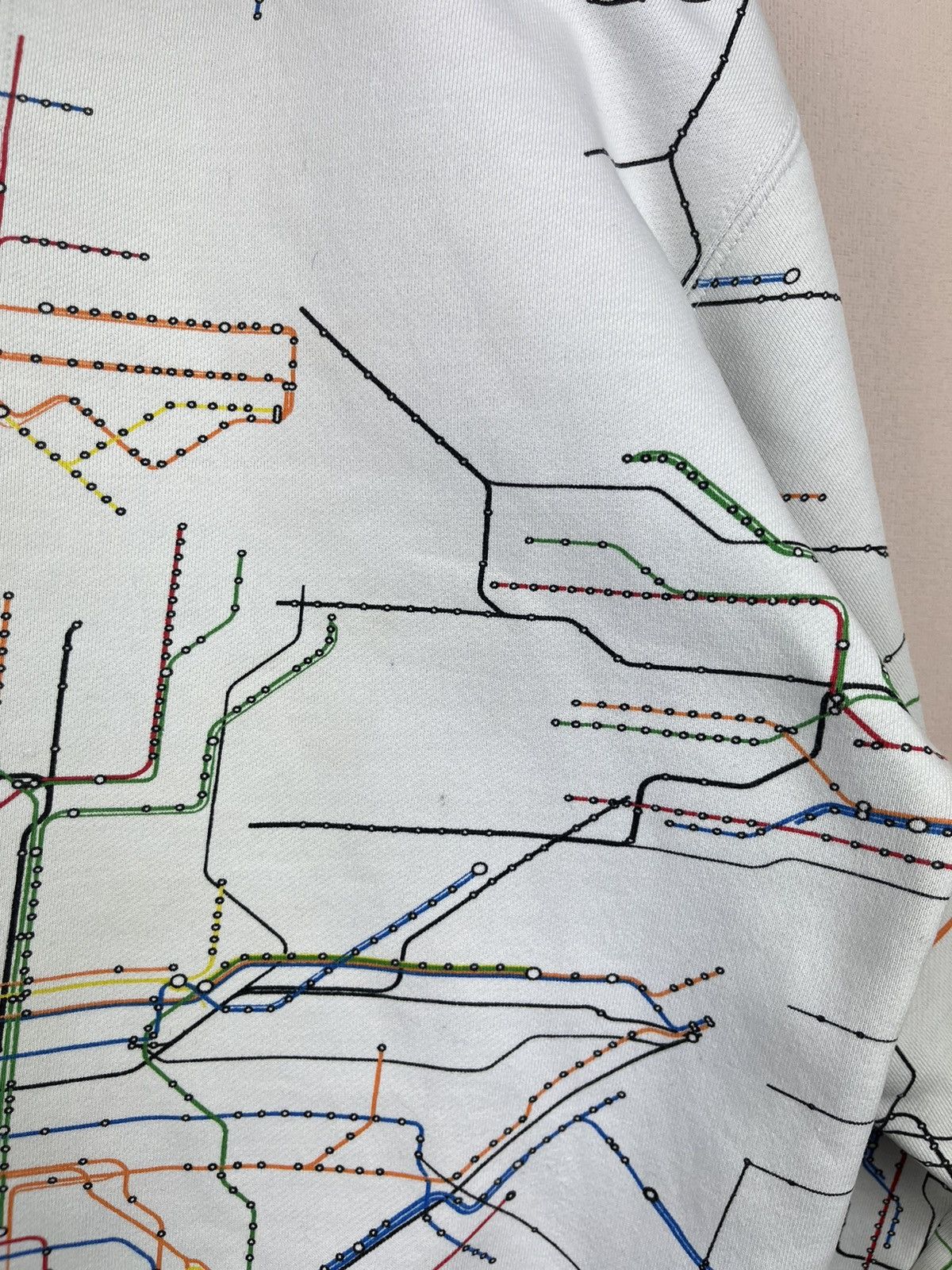 DC DC Shoes Spec Op Subway Map All Over Print Full Zip Hoodie Size US XXL / EU 58 / 5 - 16 Thumbnail