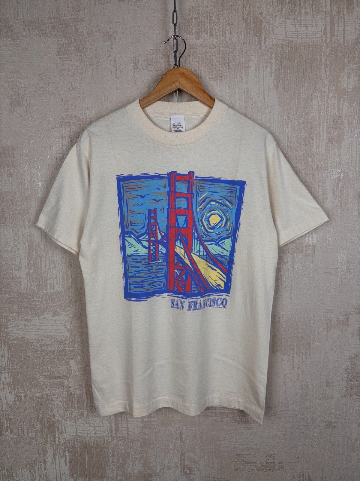Vintage Vintage San Francisco 1996 Andy's S. W. Single Stitch Tee Size US M / EU 48-50 / 2 - 2 Thumbnail