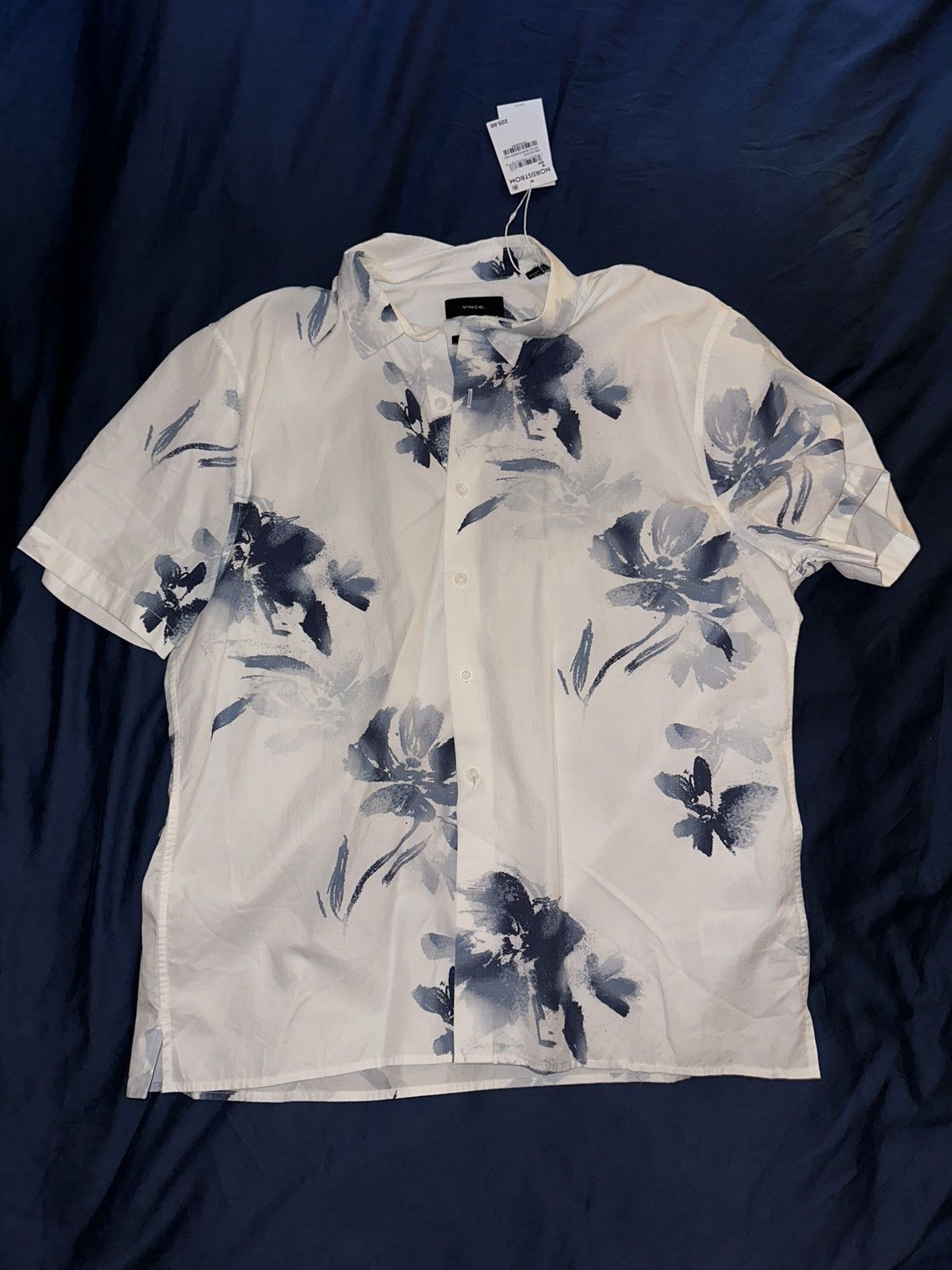 Nordstrom × Vince Vince White Button Up Shirt Size US M / EU 48-50 / 2 - 1 Thumbnail