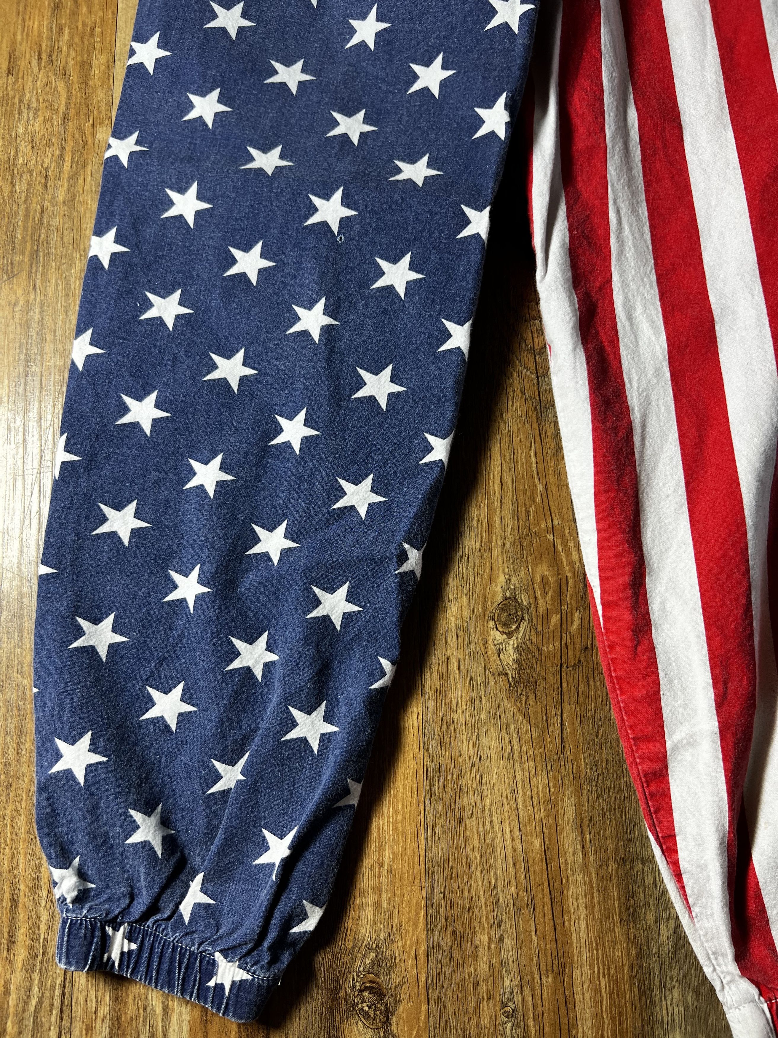 Vintage Vintage 80's International Baggyz American Flag Pants Size 22" - 6 Thumbnail