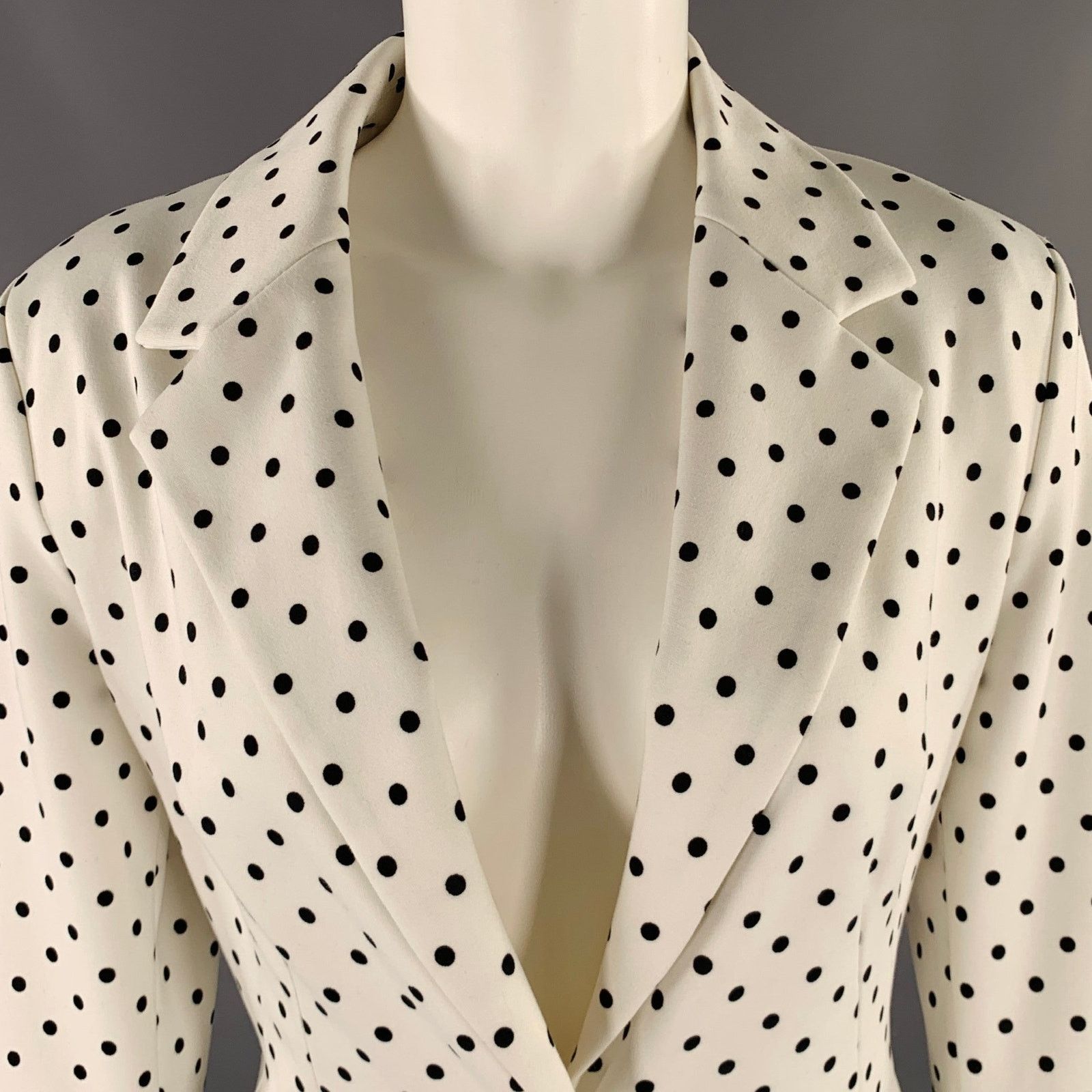 Other TWINSET ACTITUDE Size S White Black Polyester Blend Blazer Size S / US 4 / IT 40 - 2 Thumbnail