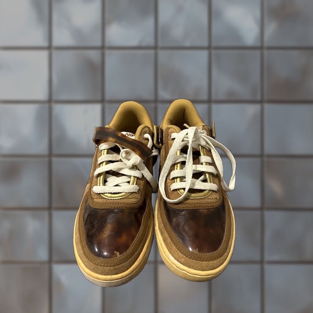 Nike **VINTAGE Rare Nike Vandal Low Brown Gold Womens Size 7** User: Vintage Rare Nike Vandal Low Brown Gold Womens Size 7 Size US 7 / IT 37 - 1 Thumbnail