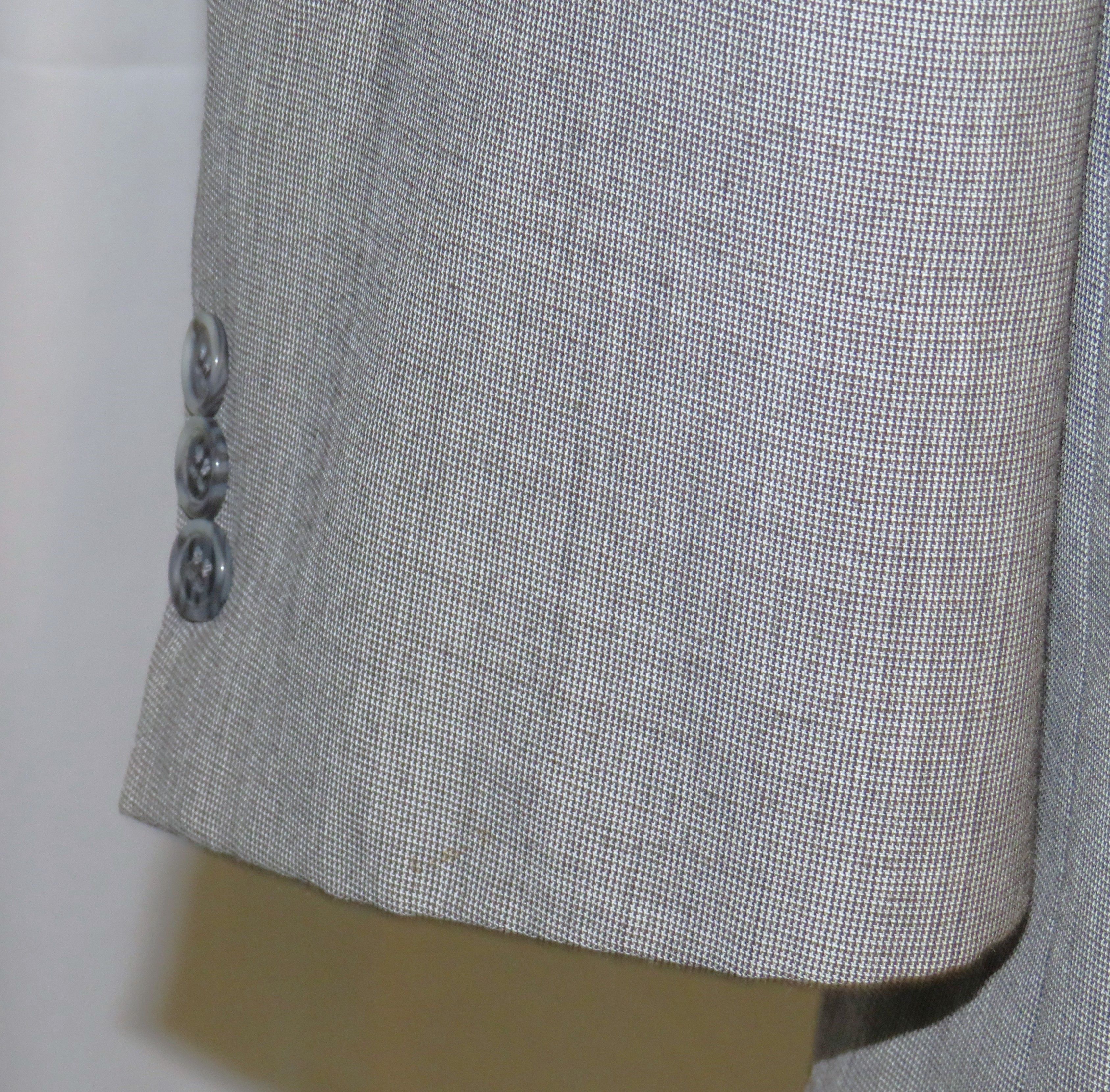 Brioni Nomentano Gray Nailshead Super 180 Two Button Sport Coat 44L Size 44L - 8 Thumbnail