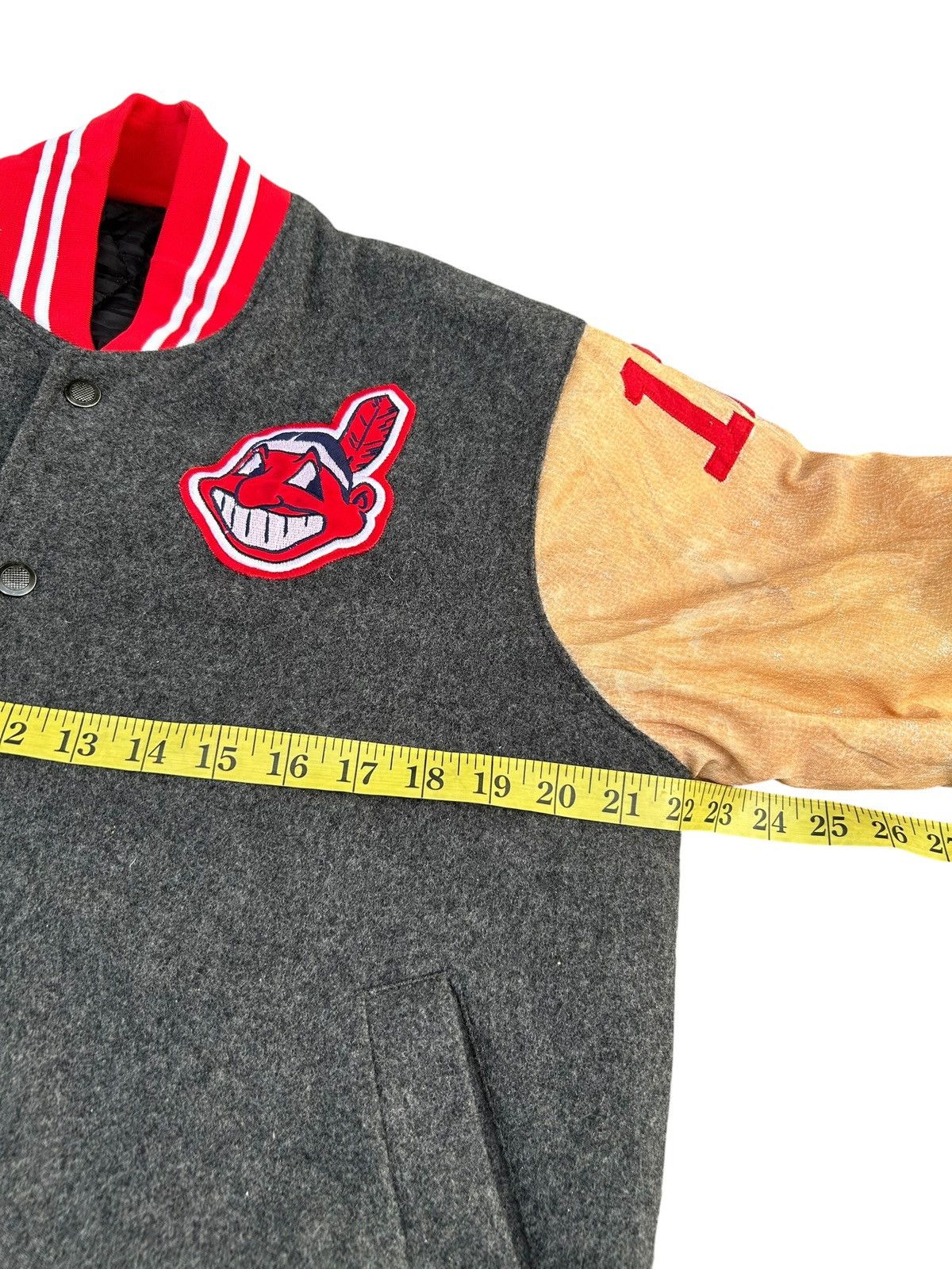 Kapital Vintage Cleveland Indian Varsity Jacket MLB Size US M / EU 48-50 / 2 - 13 Thumbnail