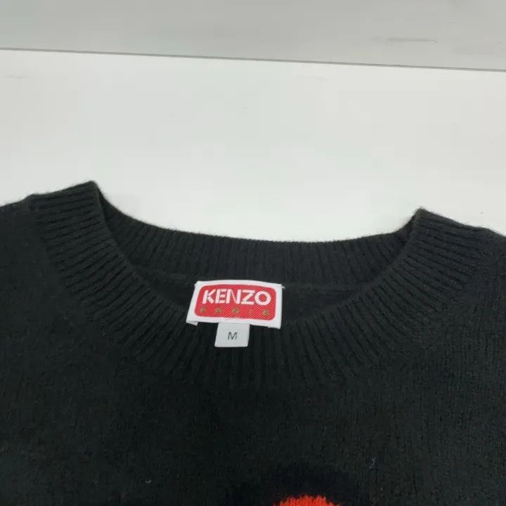 Kenzo KENZO Floral Logo Long Sleeve Sweater for Women -2507 Size M / US 6-8 / IT 42-44 - 6 Thumbnail