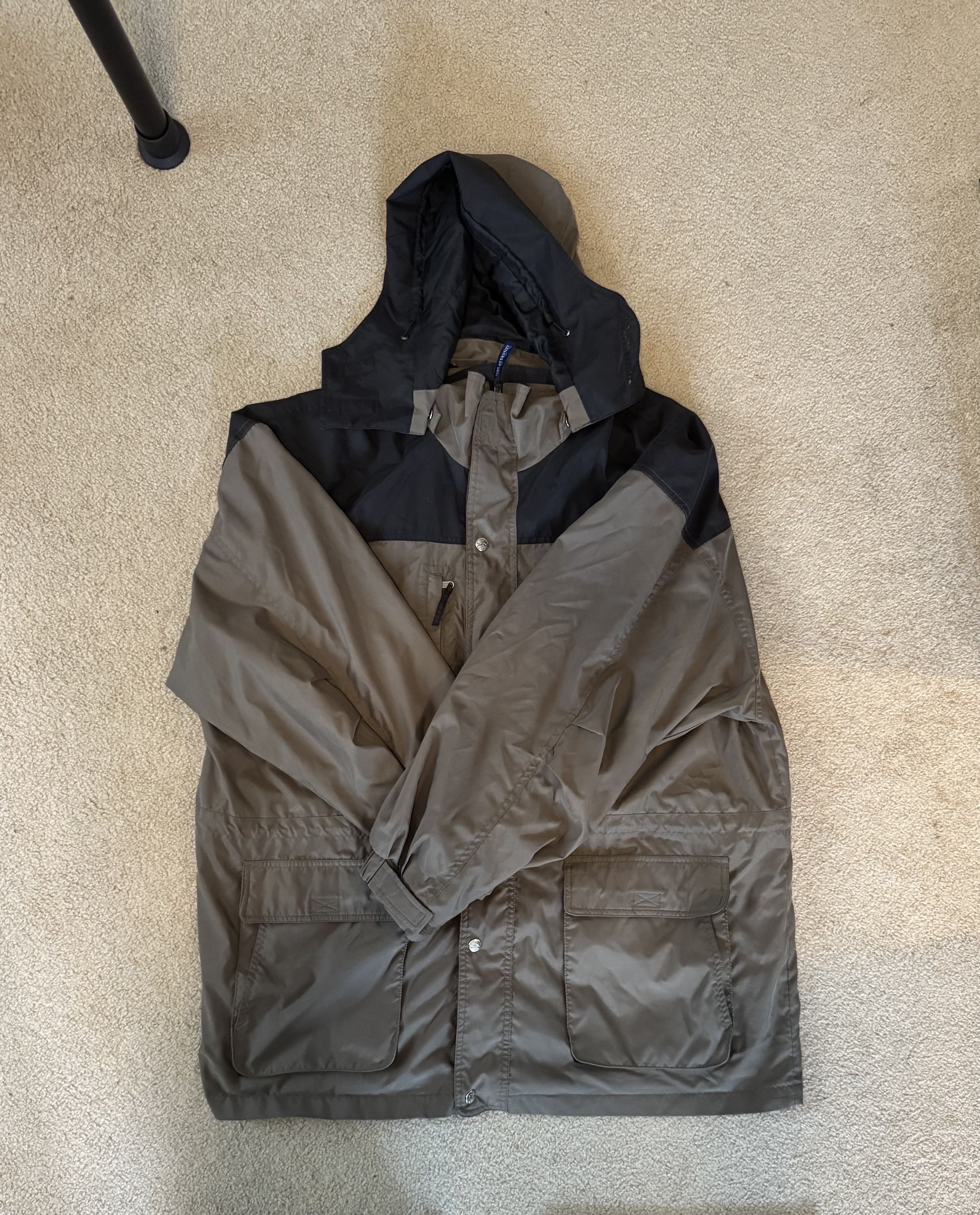 Port Authority Port Authority Olive/Black Mens Hooded Jacket Size US XL / EU 56 / 4 - 1 Thumbnail