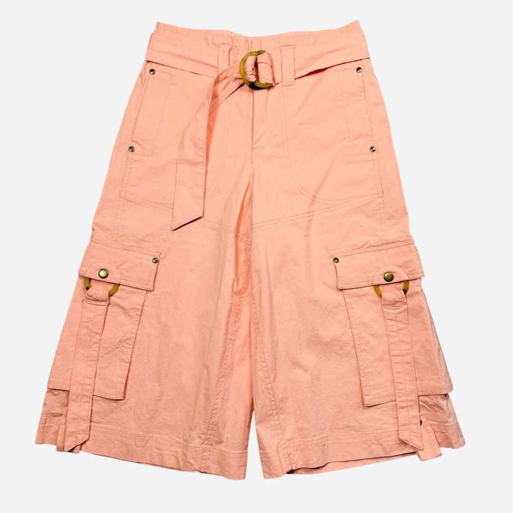 Free People NWT New $178 Free People Tidal Wave Cropped Coral Pink Pant Size 26" / US 2 / IT 38 - 3 Thumbnail