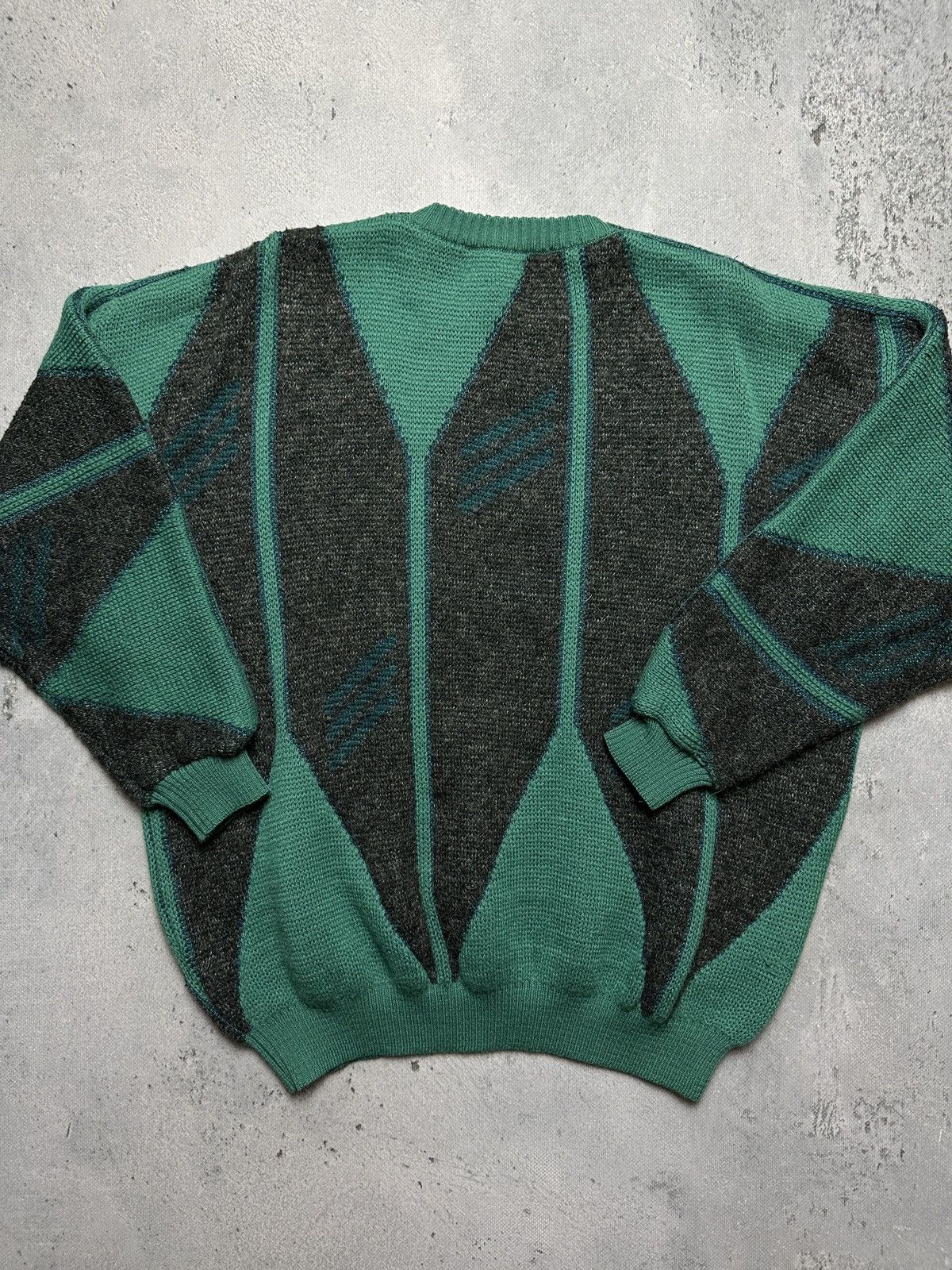 Japanese Brand Vintage Marc Cain Wool Sweater Knitted Made In West Germany Size US XL / EU 56 / 4 - 2 Thumbnail