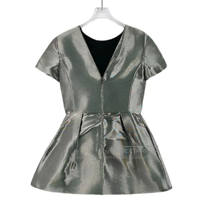 Dior Dior Silver Short Dress for Women . Size XS / US 0-2 / IT 36-38 - 2 Thumbnail